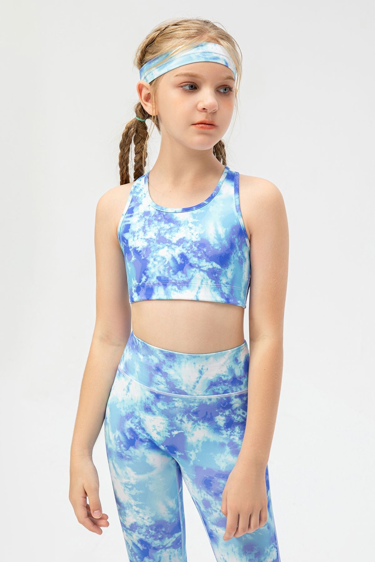 Printed Crew Neck Tank Tops for Girls