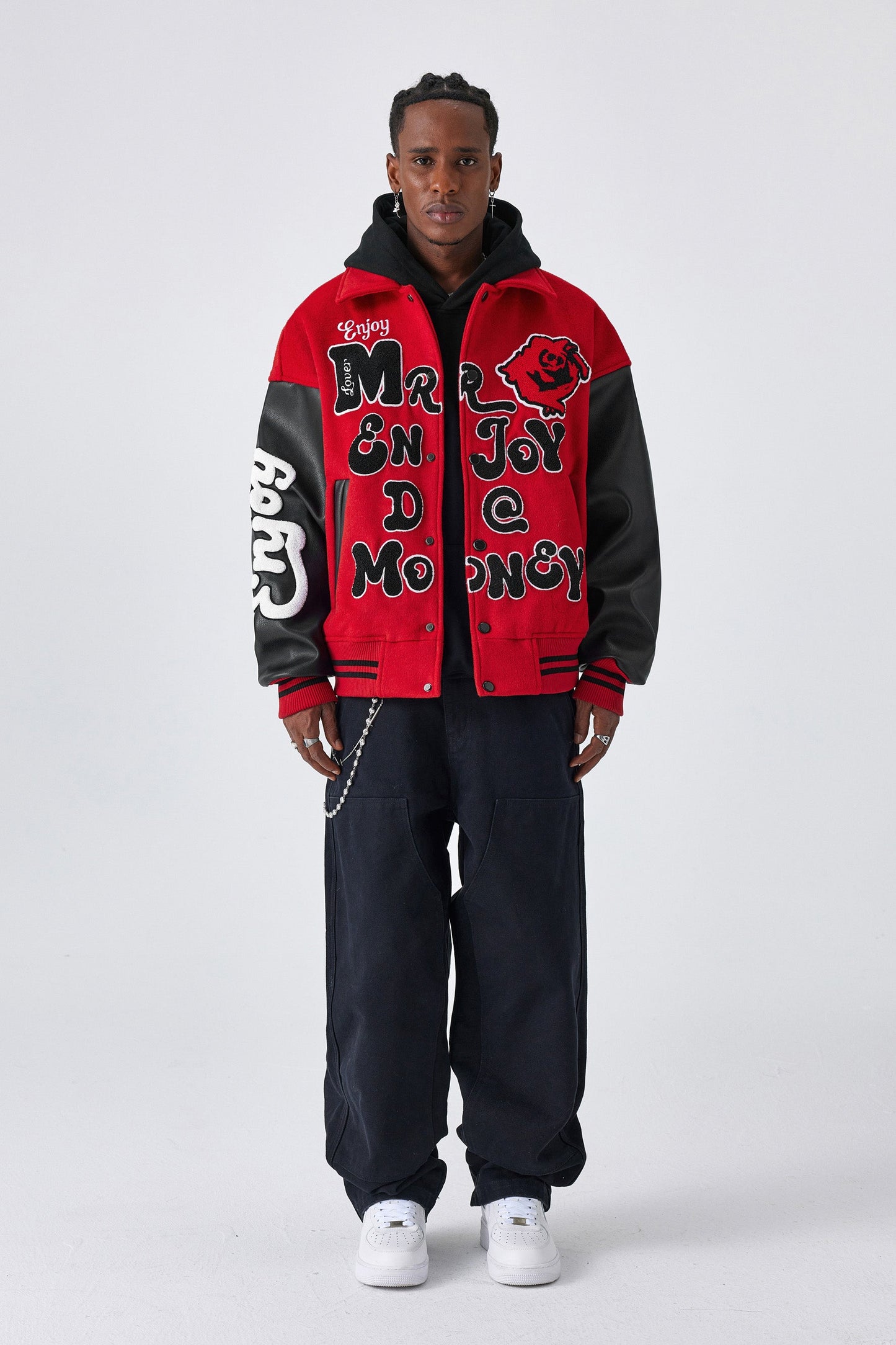 MEDM 로고 바시티 재킷