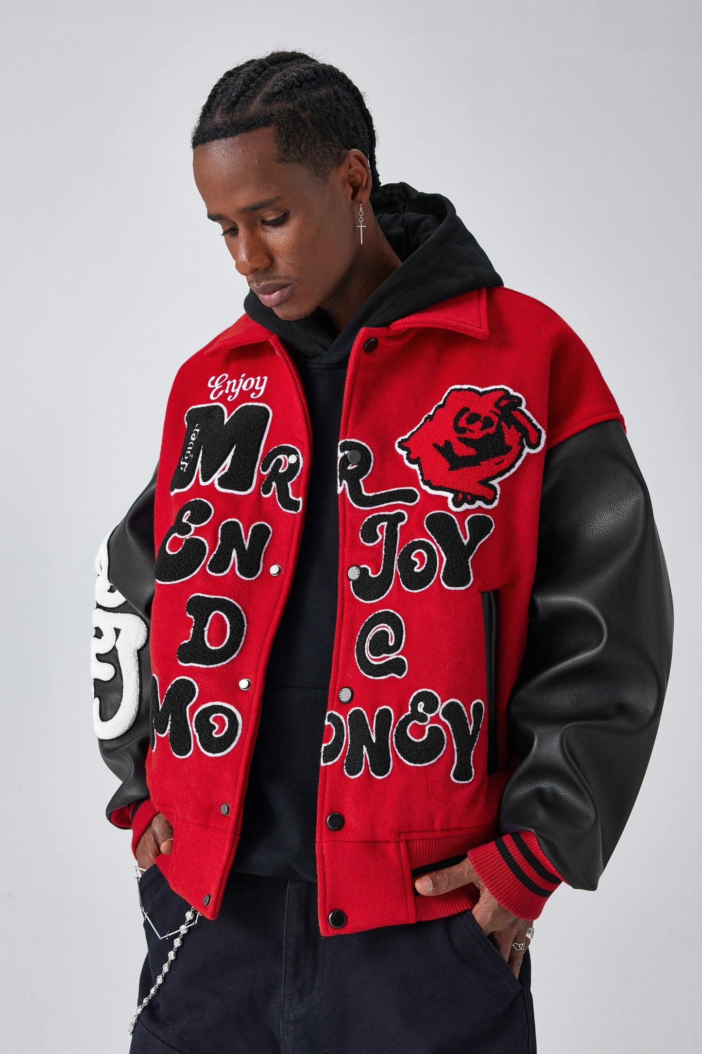 MEDM 로고 바시티 재킷