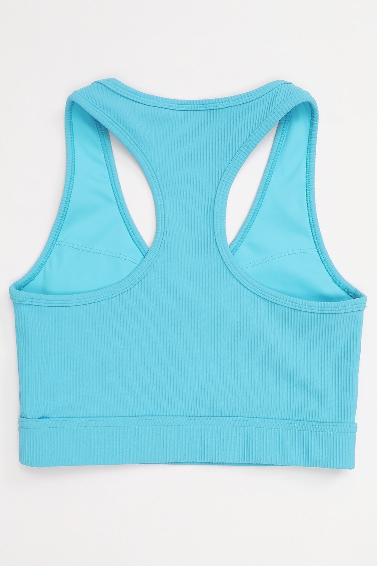 Ribbed Racerback Sports Bra