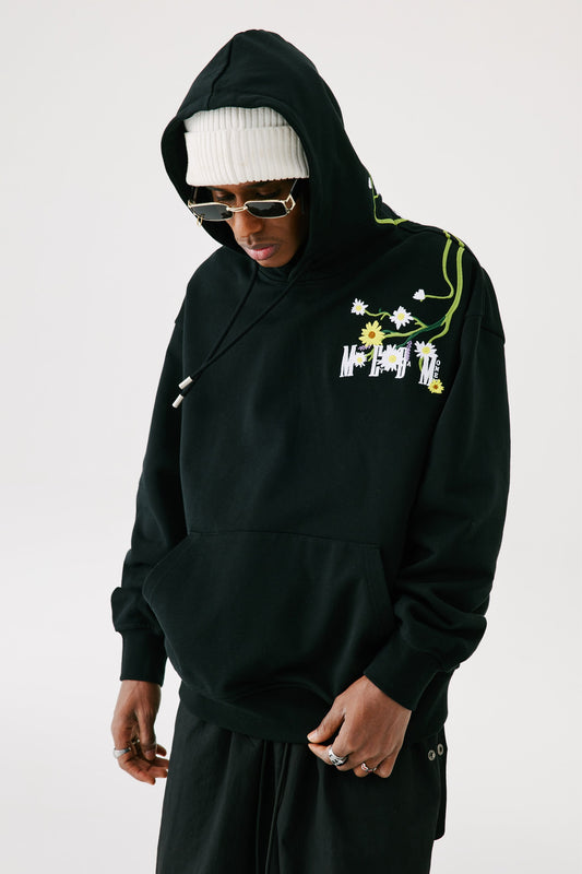 MEDM 자수 꽃무늬 후디