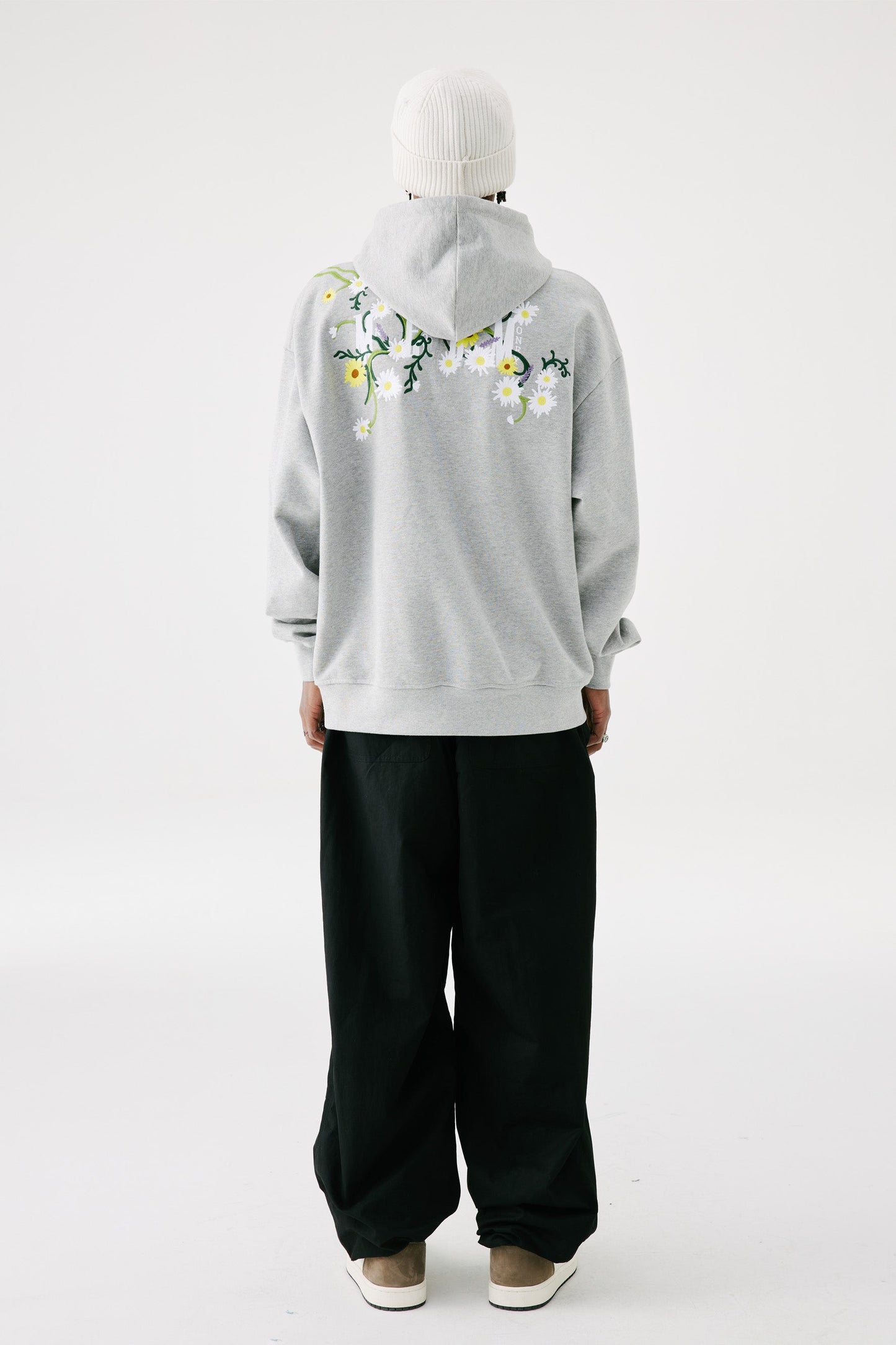 MEDM 자수 꽃무늬 후디