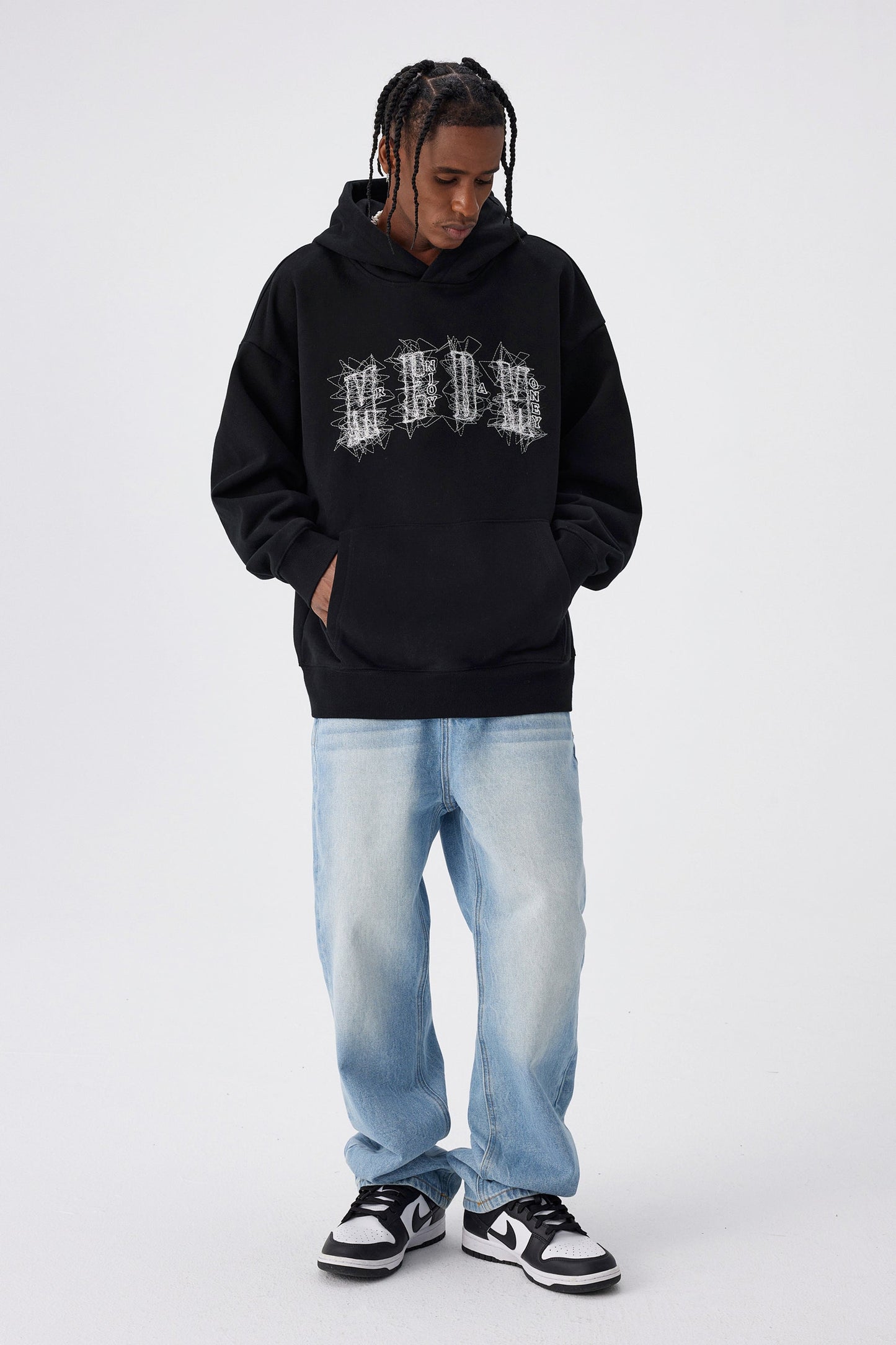 MEDM 스티치 후디