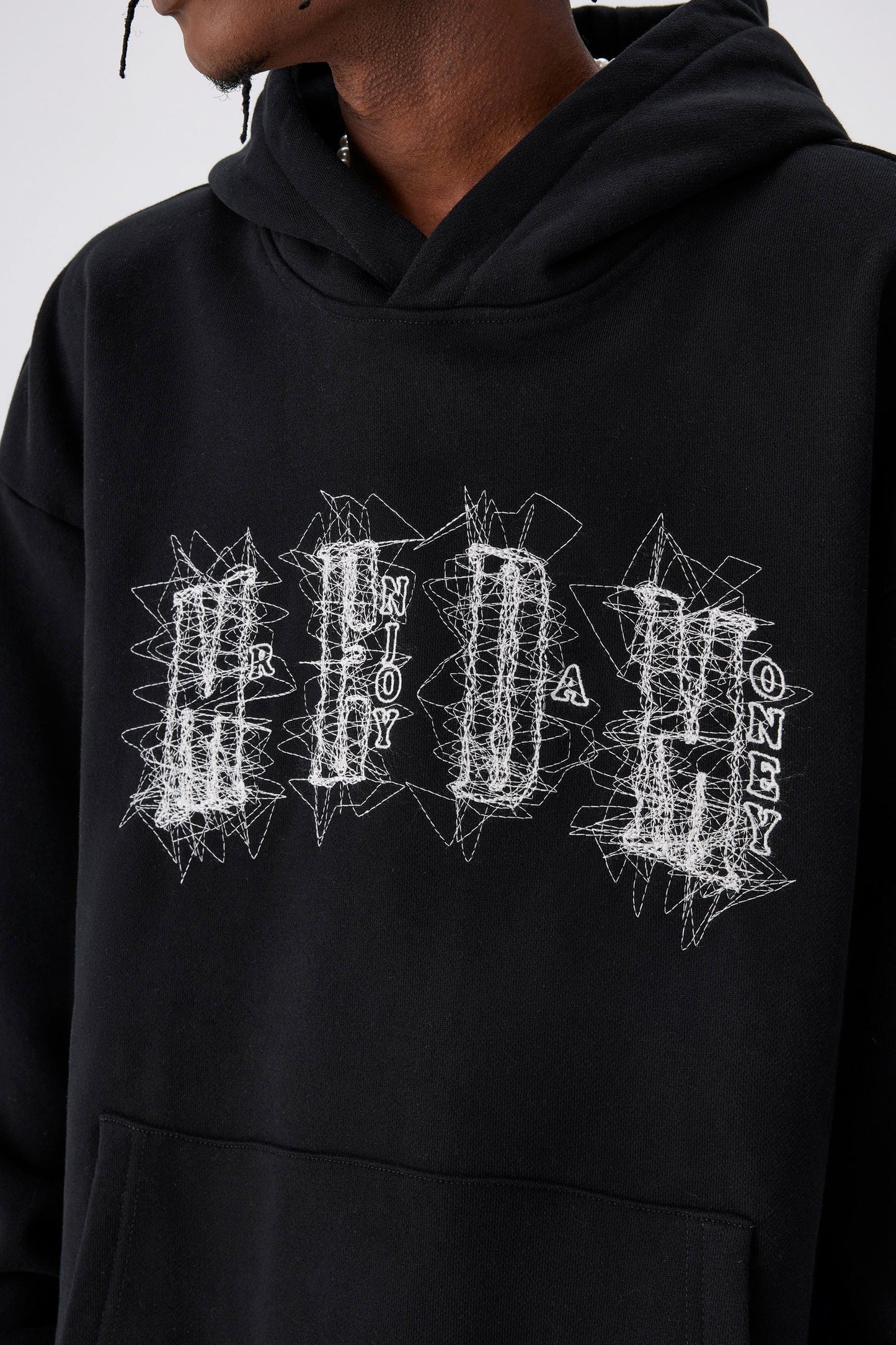 MEDM 스티치 후디