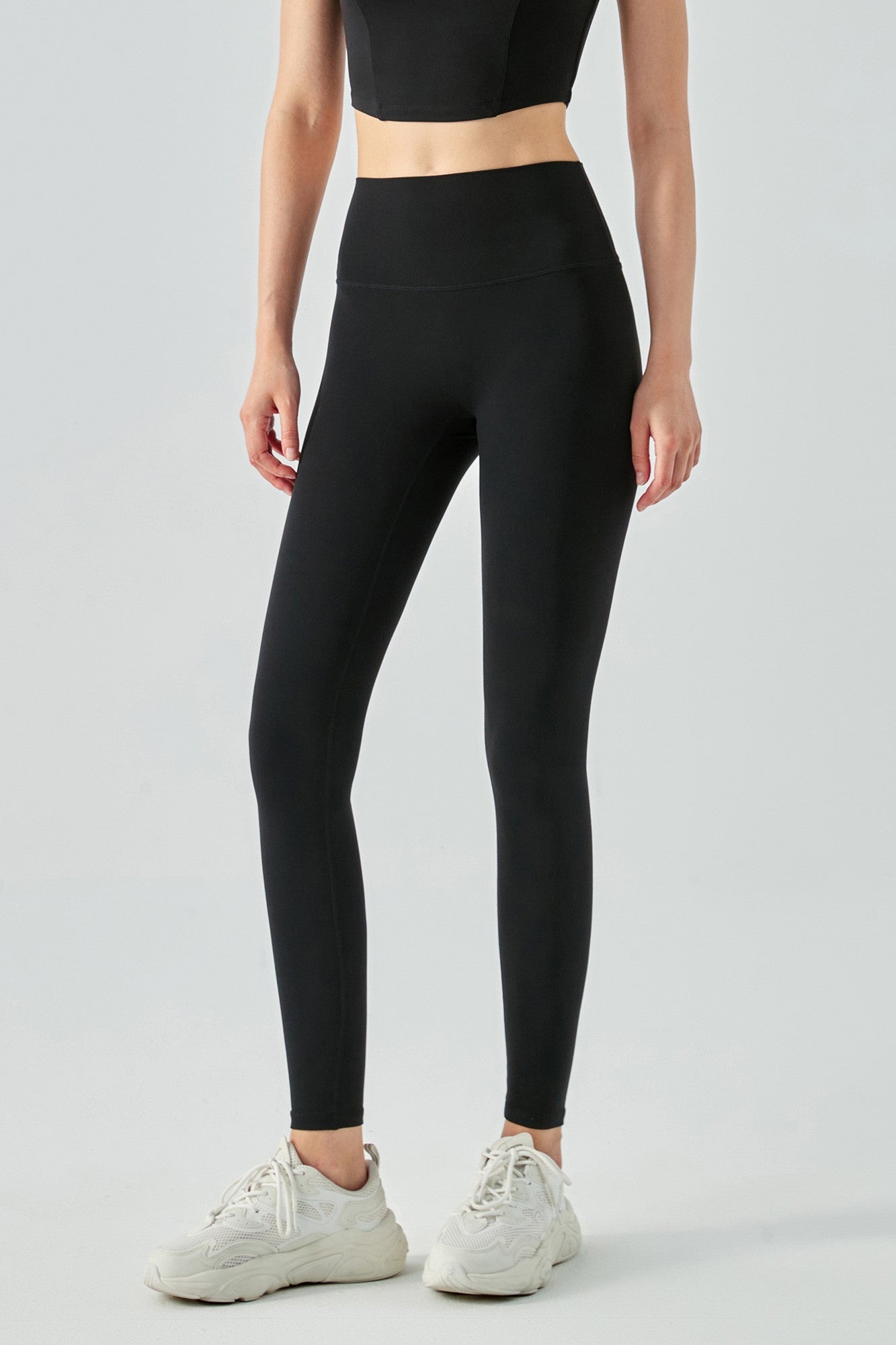 Seamed Crop Corset Top & Leggings Activewear Set