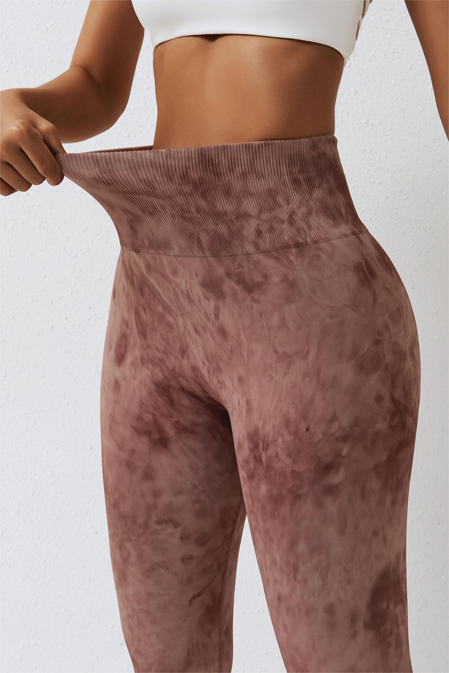 Seamless Tie Dye Scrunch Leggings