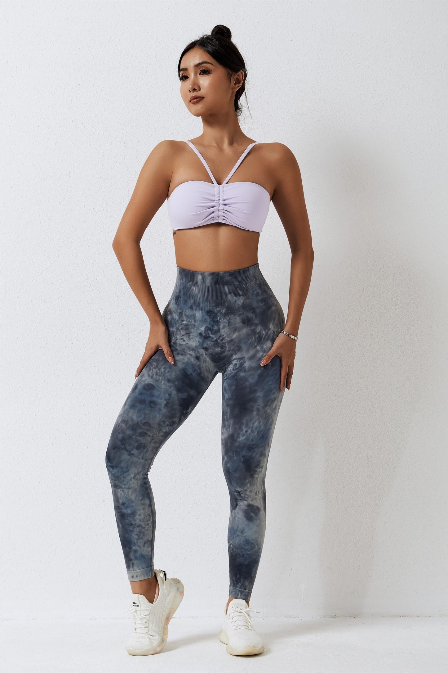 Seamless Tie Dye Scrunch Leggings