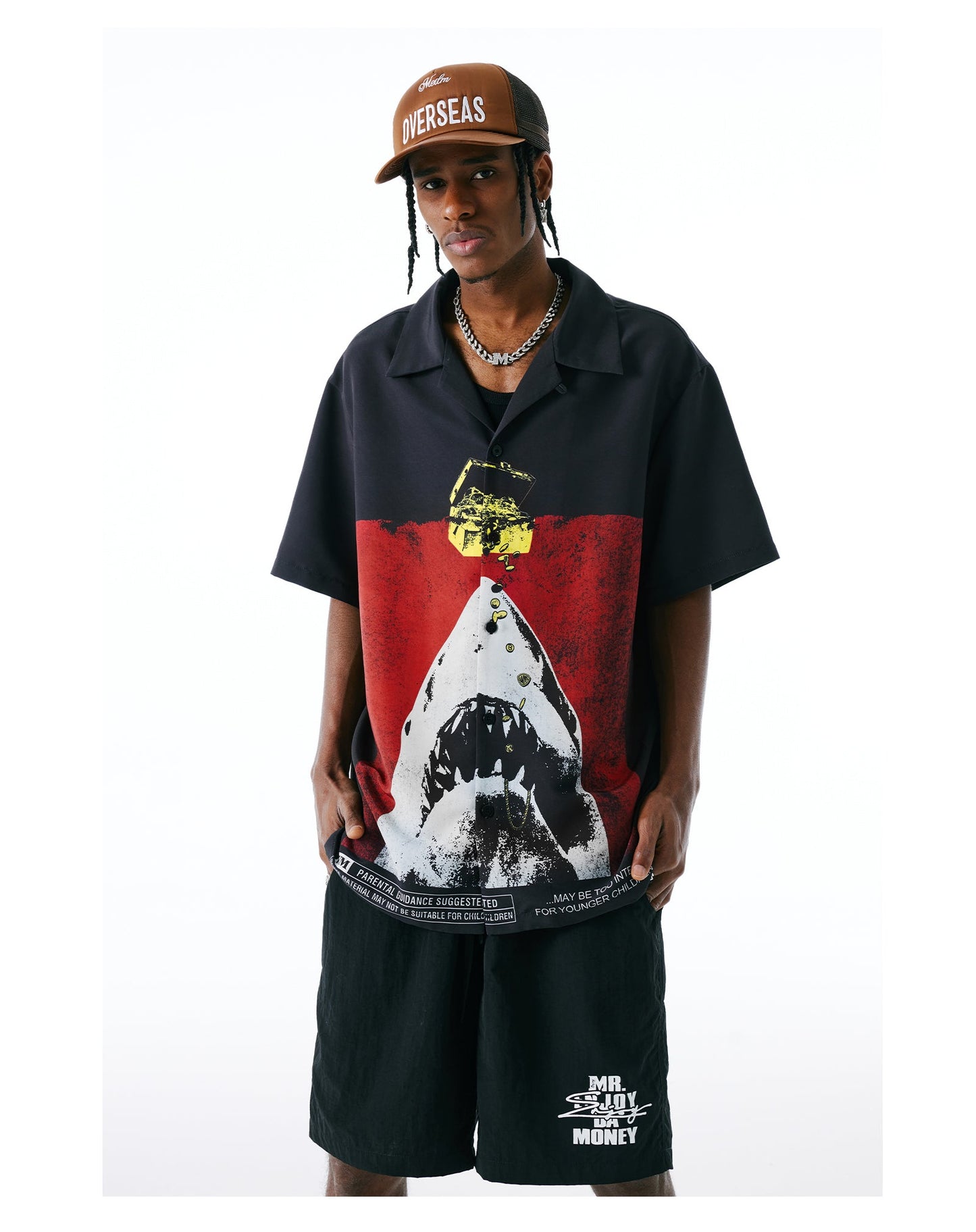 MEDM X WHOOSIS 샤크 셔츠