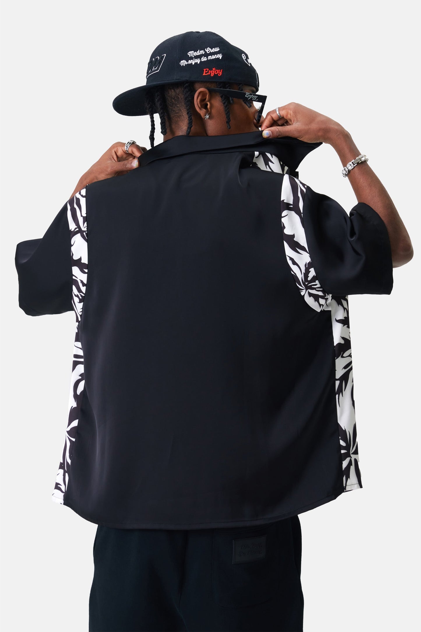 MEDM 트리 패턴 셔츠