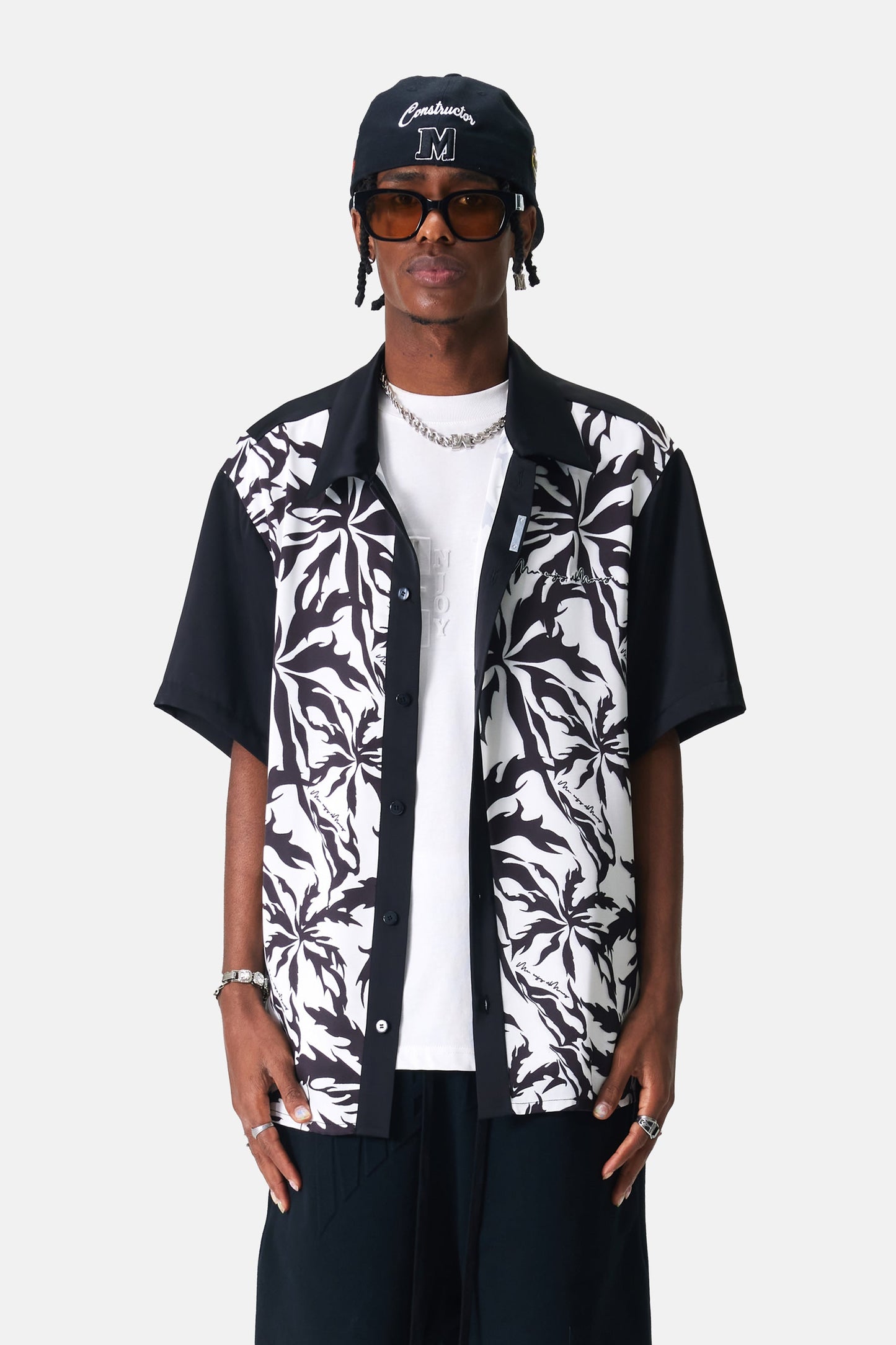 MEDM 트리 패턴 셔츠