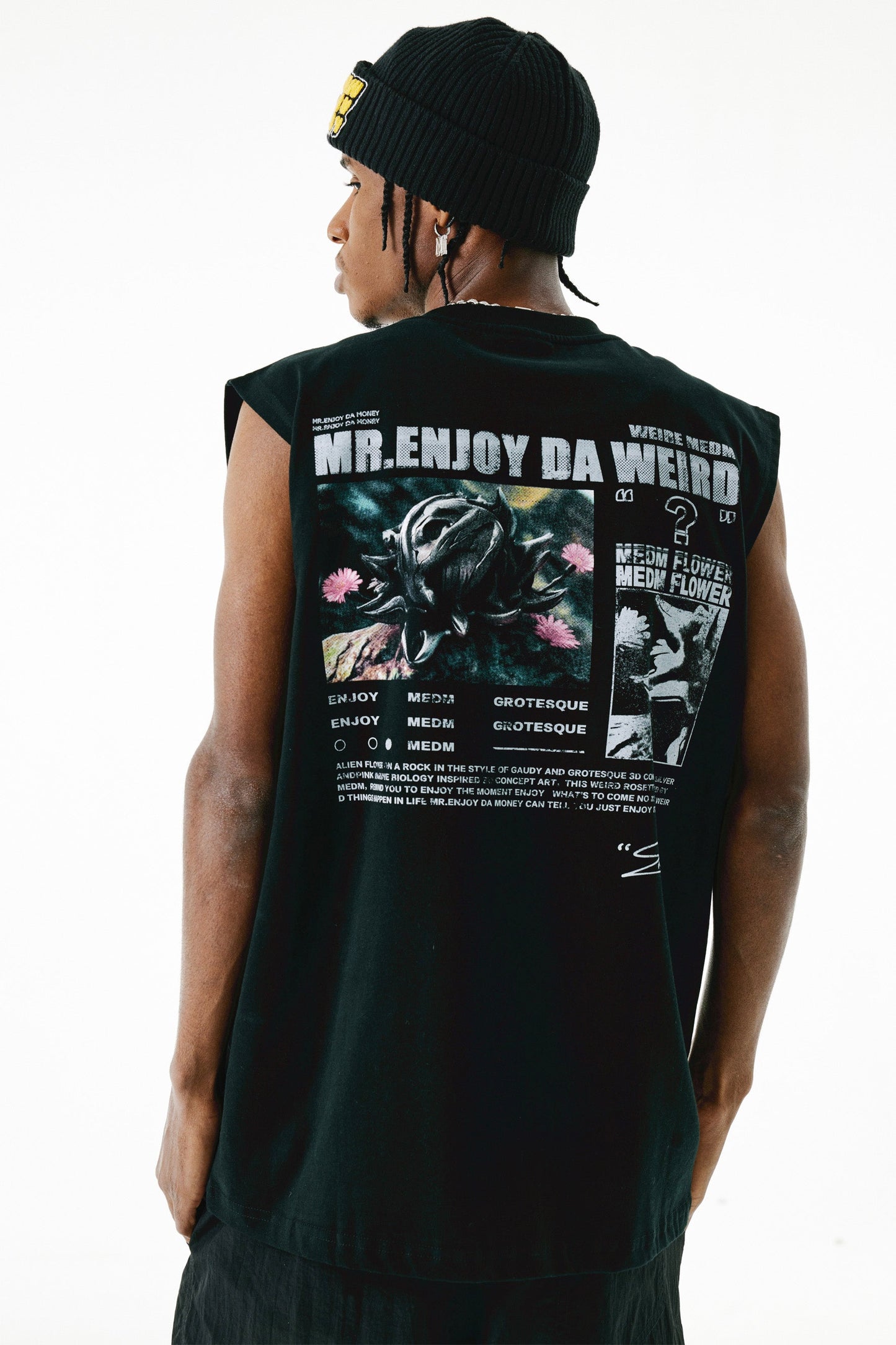 MEDM 번트 로즈 티셔츠