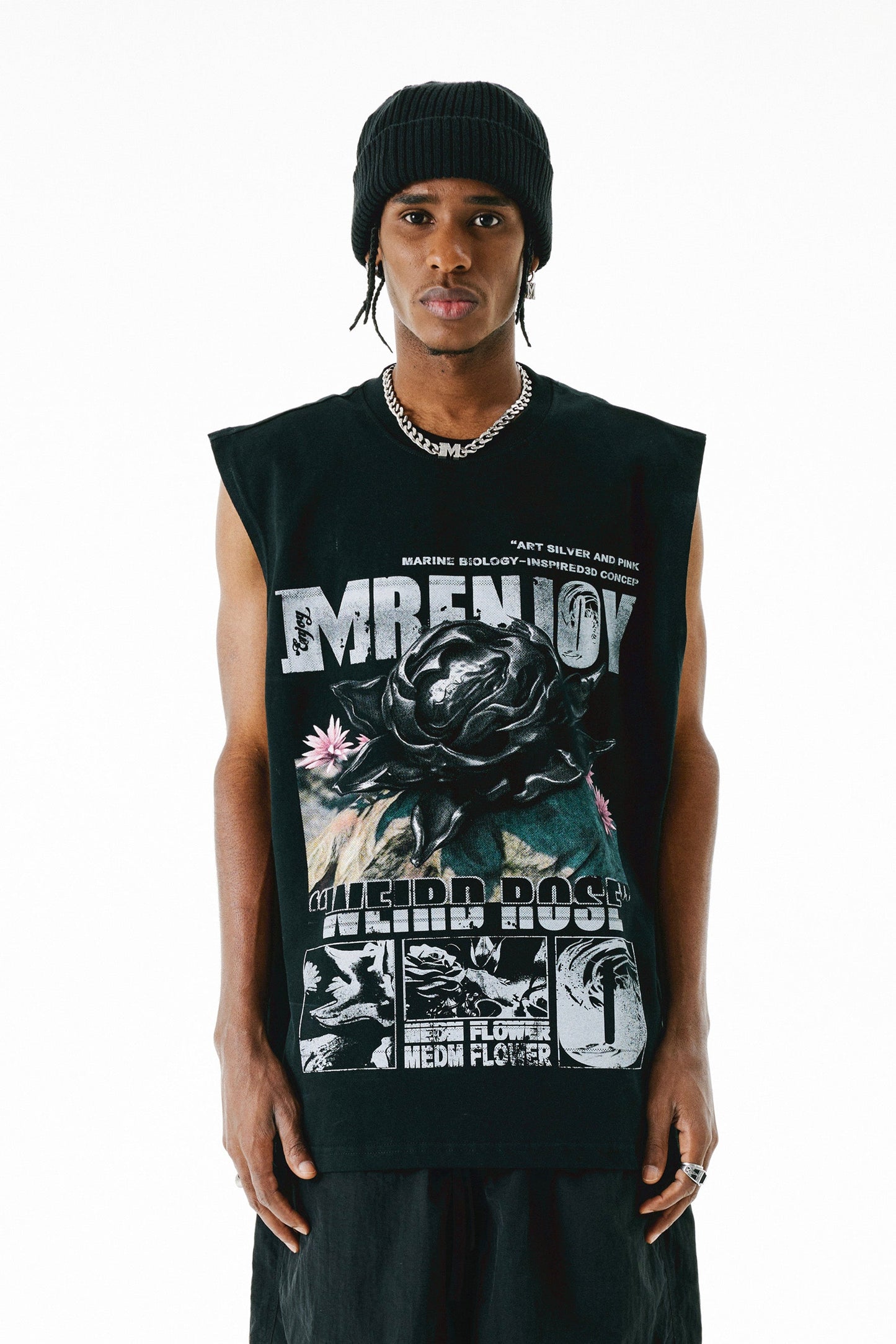 MEDM 번트 로즈 티셔츠