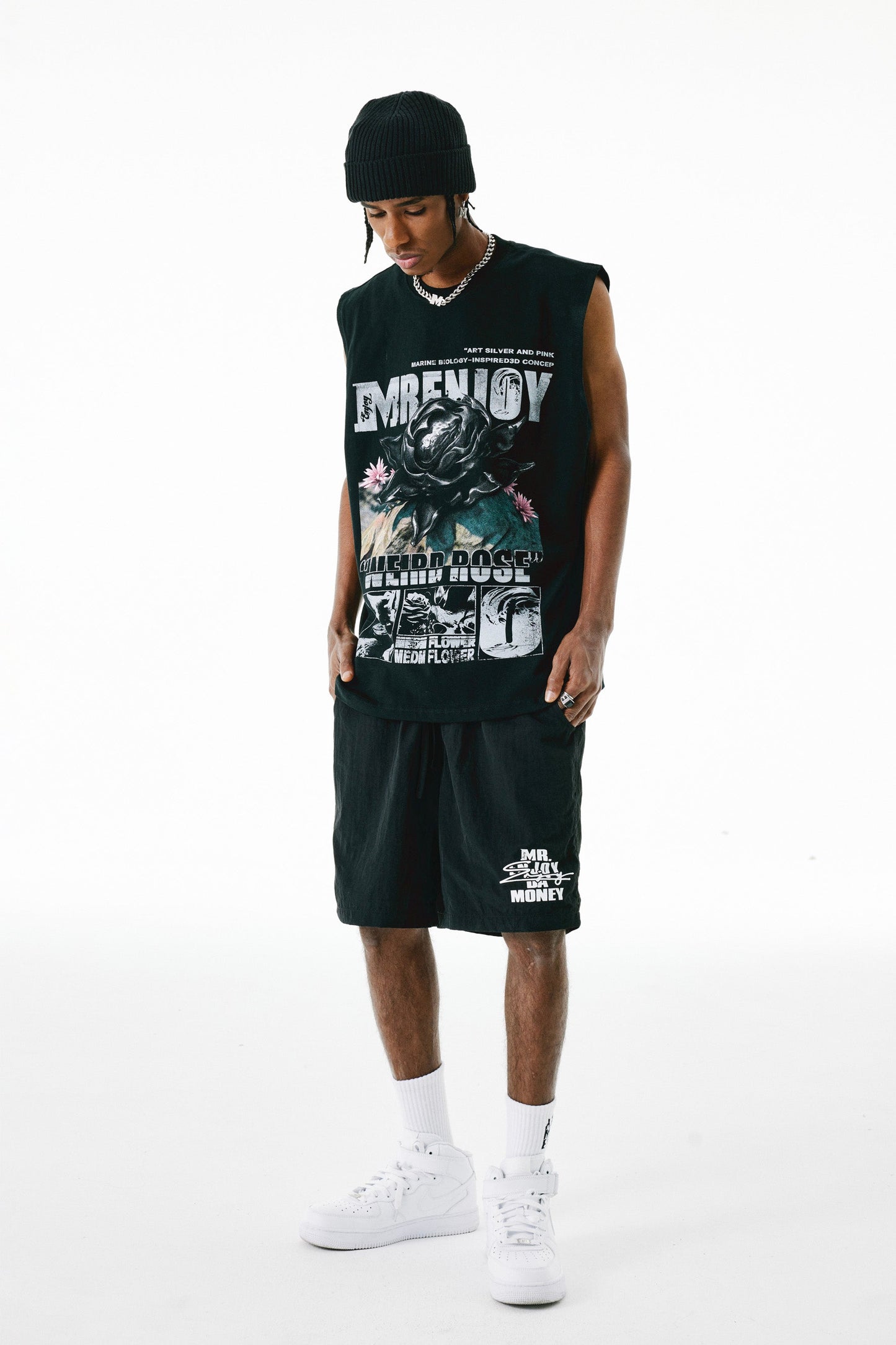 MEDM 번트 로즈 티셔츠