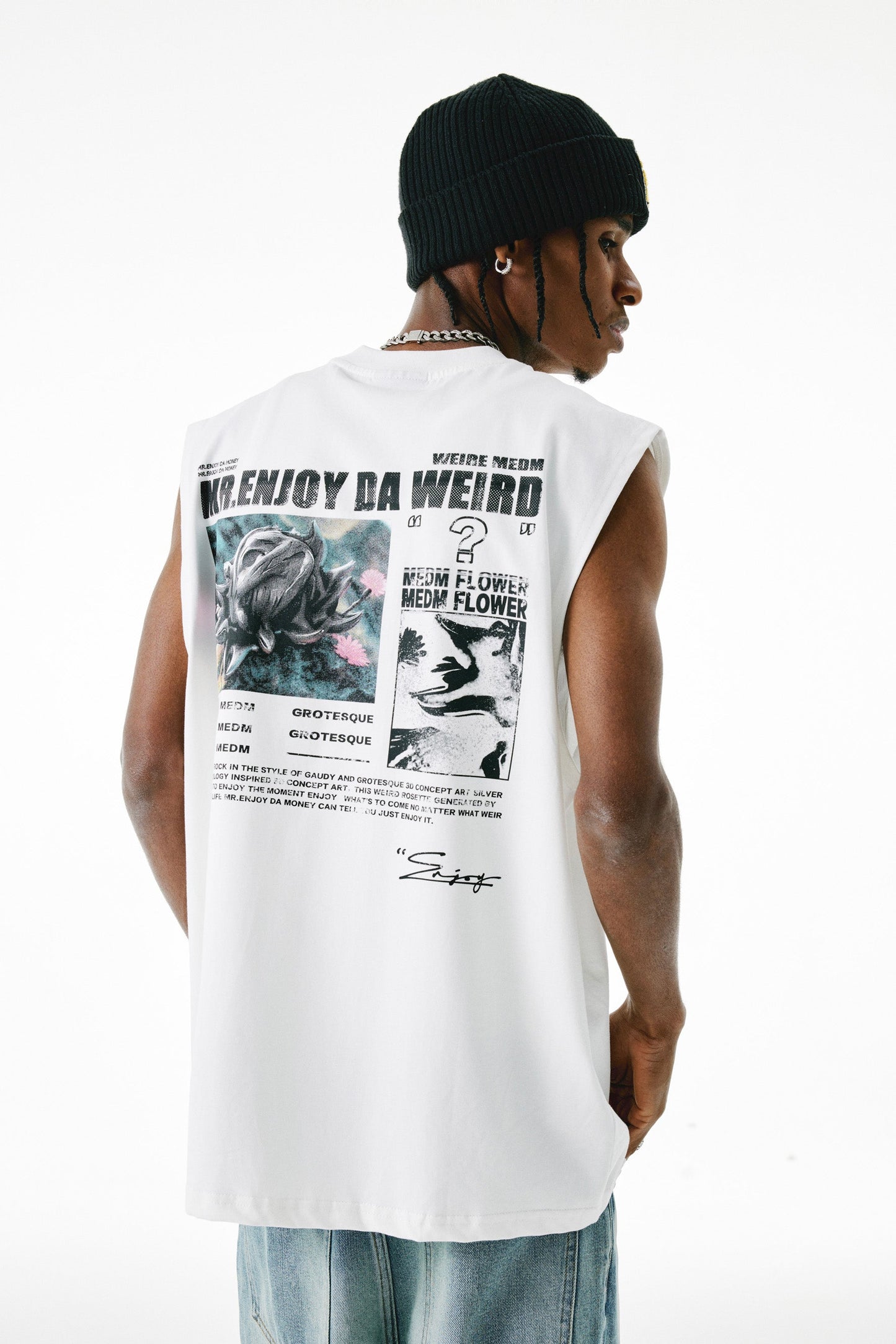 MEDM 번트 로즈 티셔츠