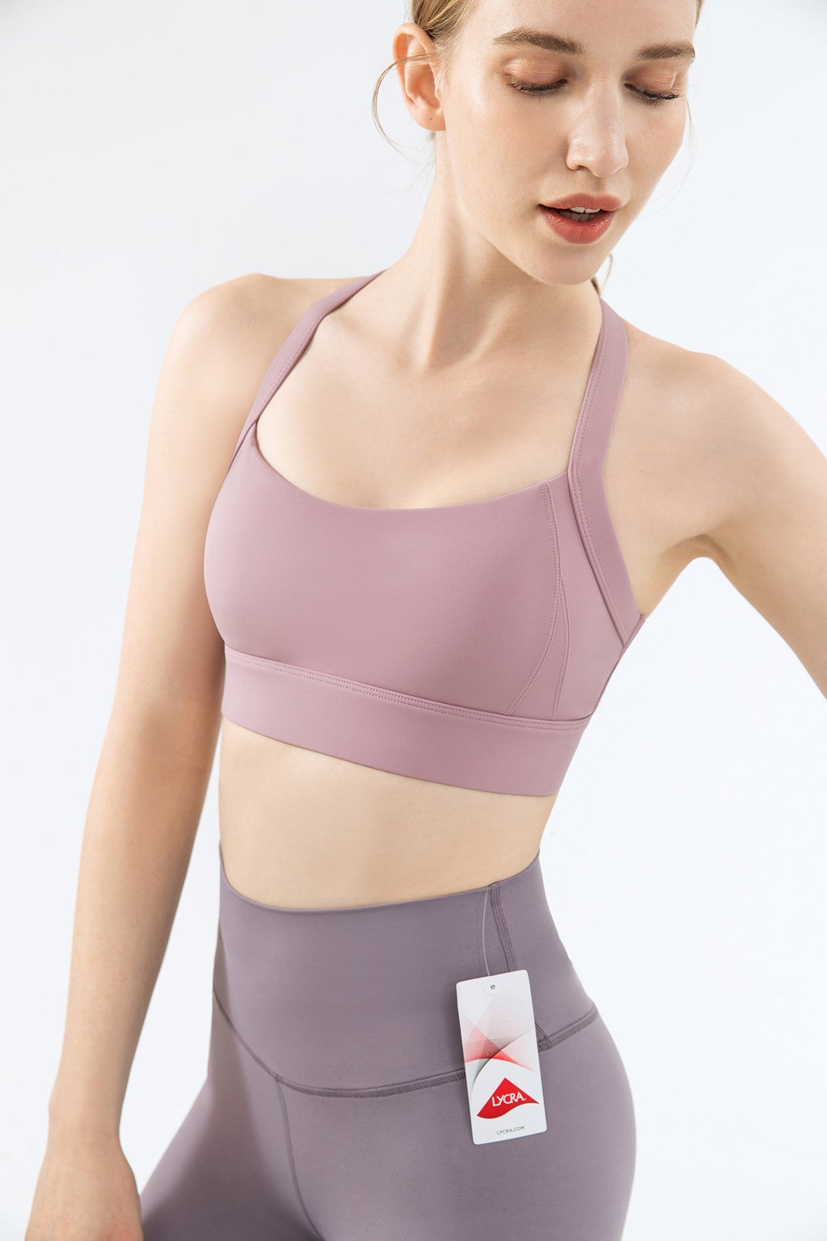 Strappy Back Cutout Sports Bra