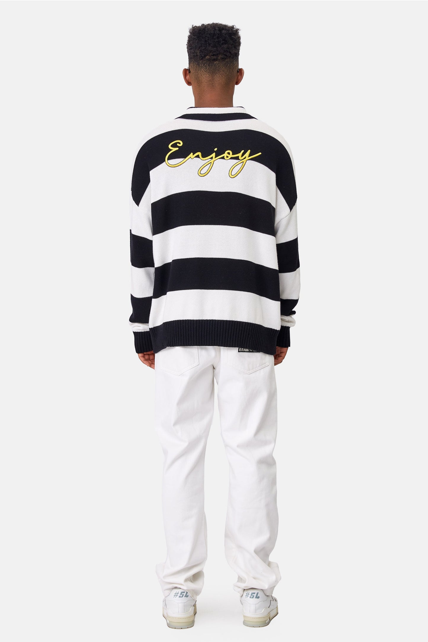 MEDM 스트라이프 폴로 셔츠