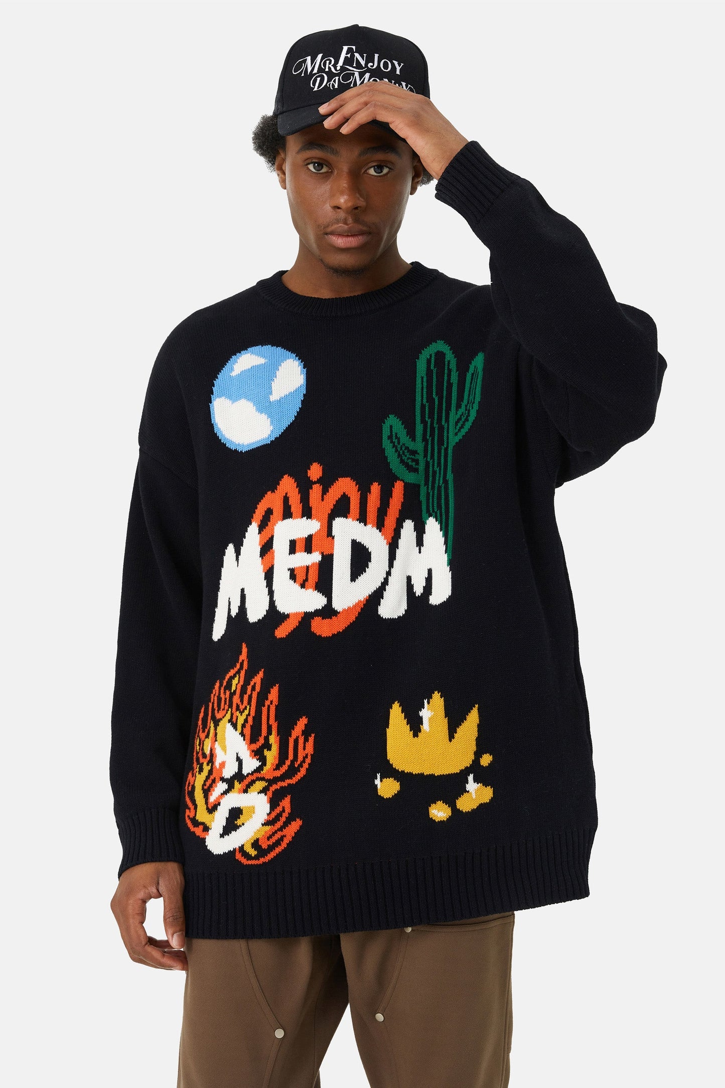 MEDM 이모티콘 스웨터