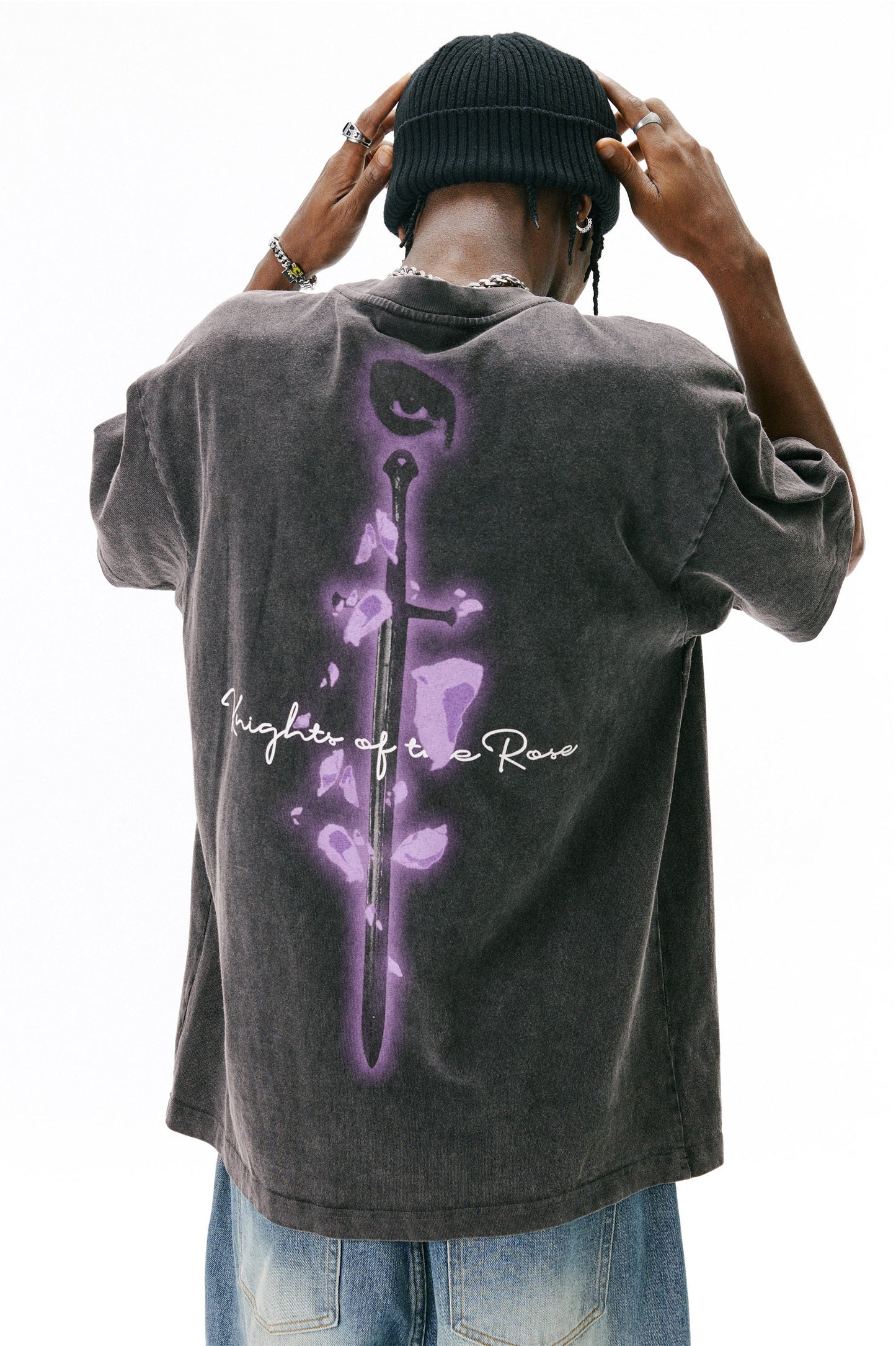 MEDM 로즈 소드 티셔츠