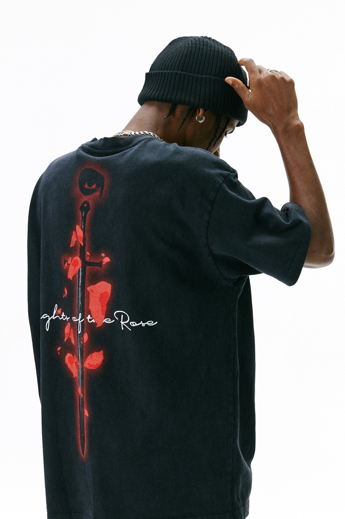 MEDM 로즈 소드 티셔츠