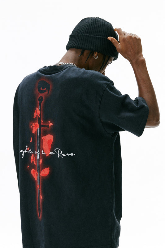 MEDM 로즈 소드 티셔츠