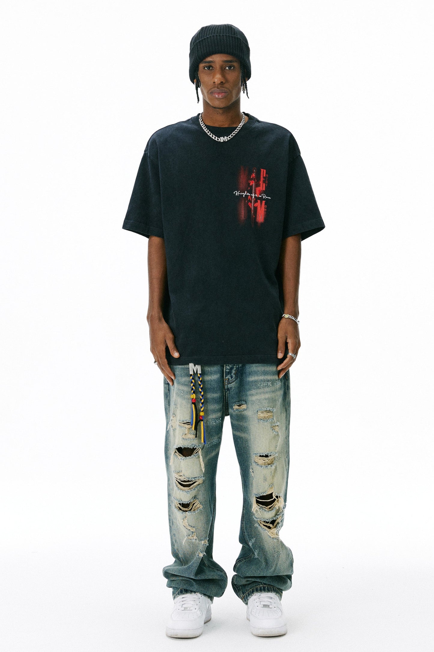 MEDM 로즈 소드 티셔츠