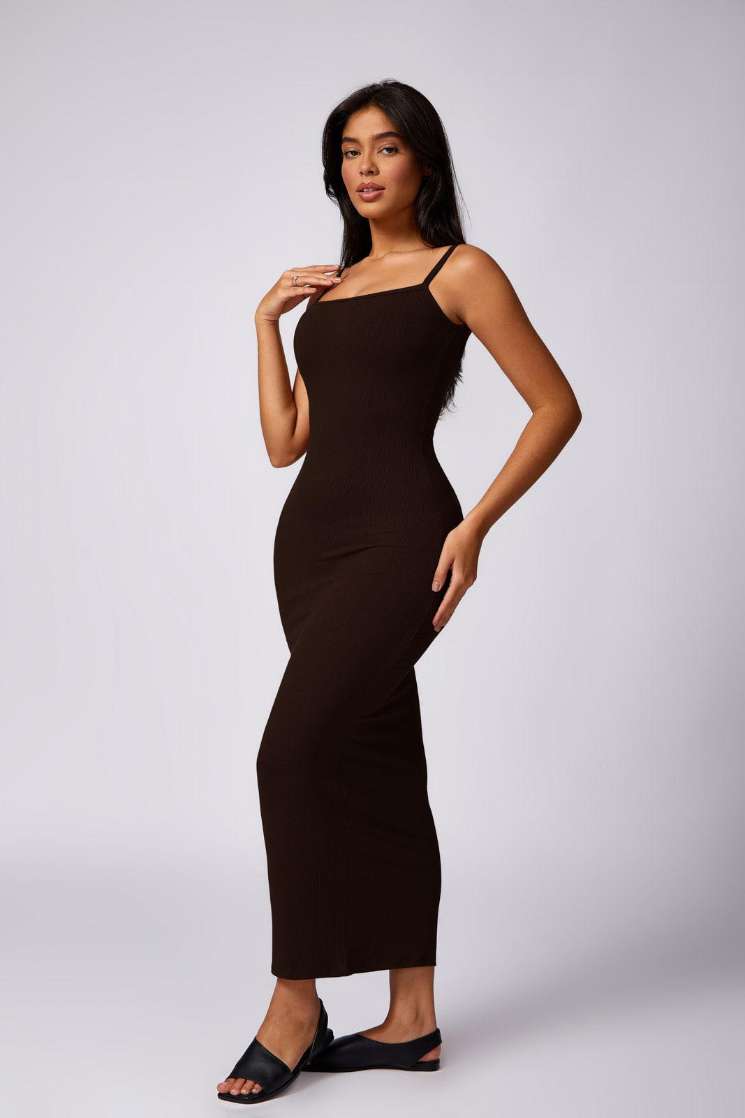 Thalia Long Dress - Black