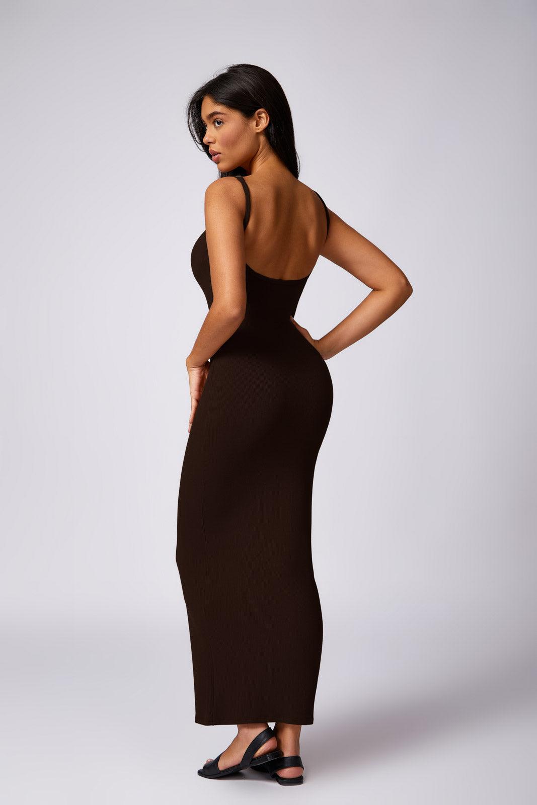 Thalia Long Dress - Black