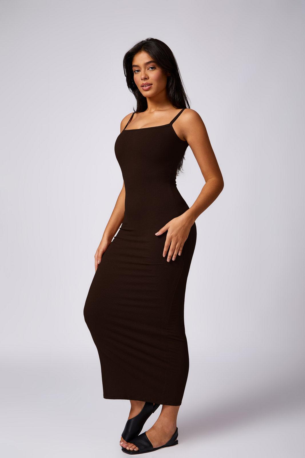 Thalia Long Dress - Black