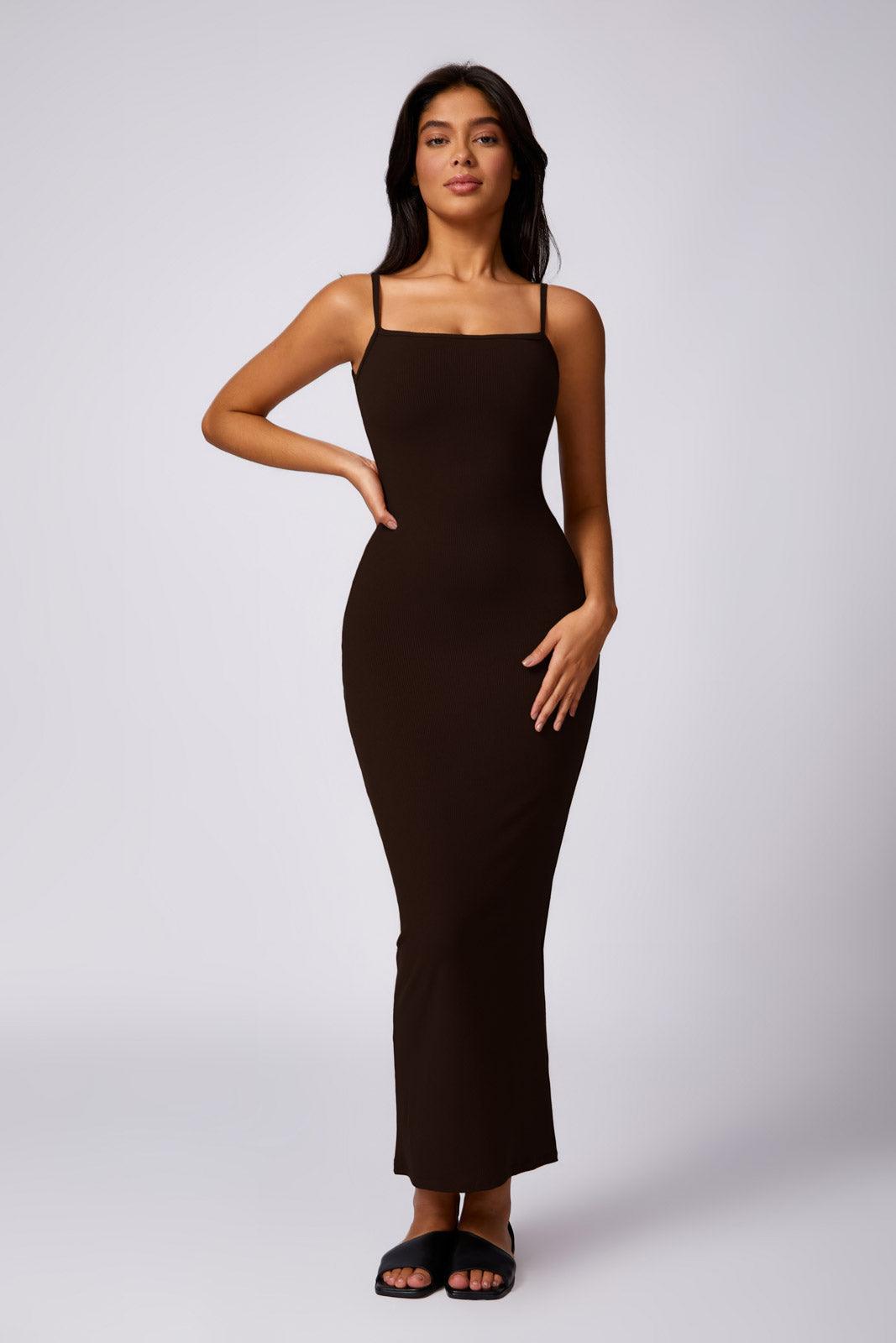 Thalia Long Dress - Black