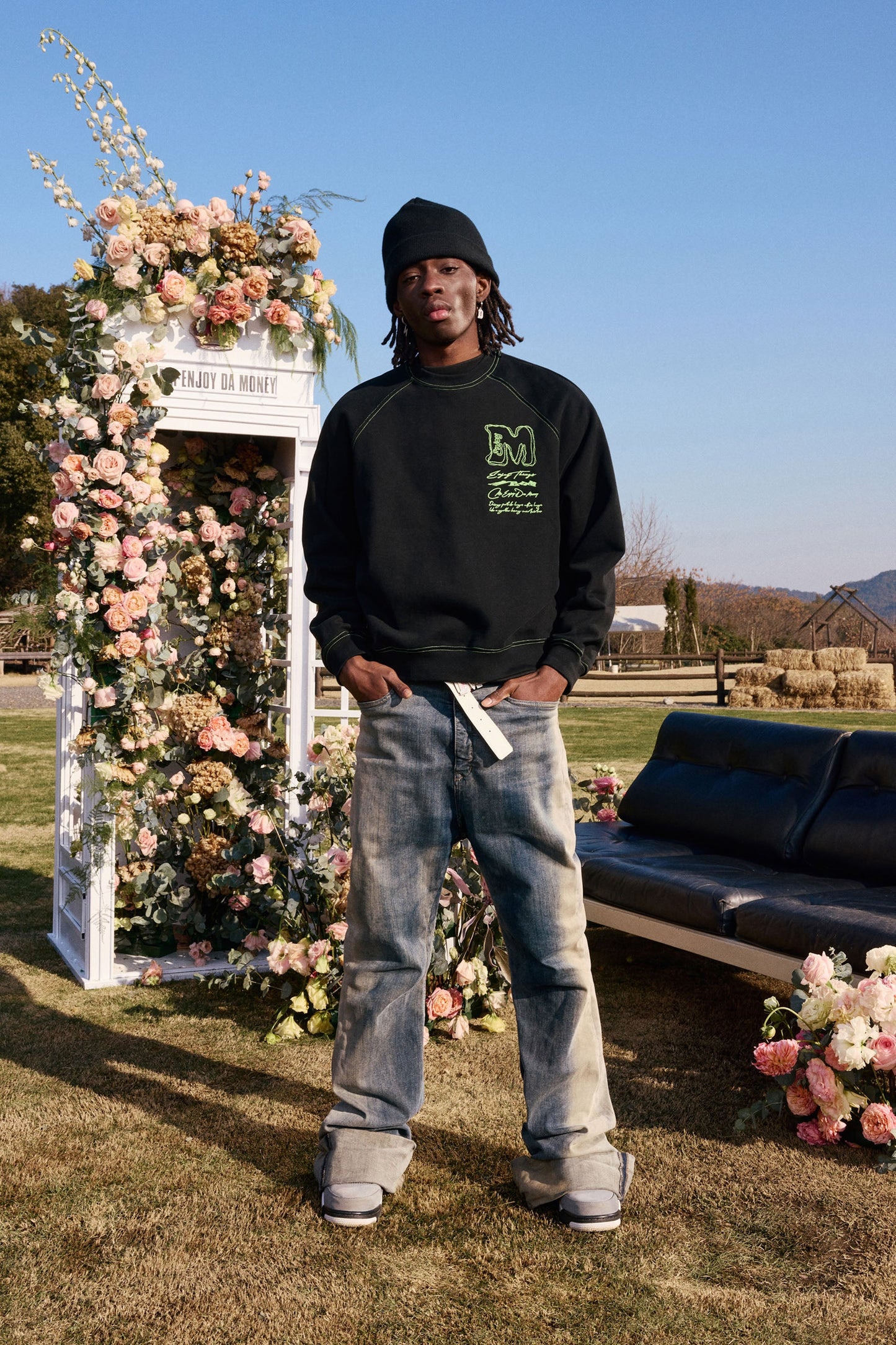 MEDM 래글런 스웨터