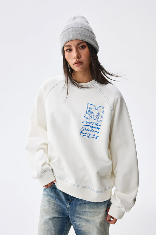 MEDM 라글런 스웨터