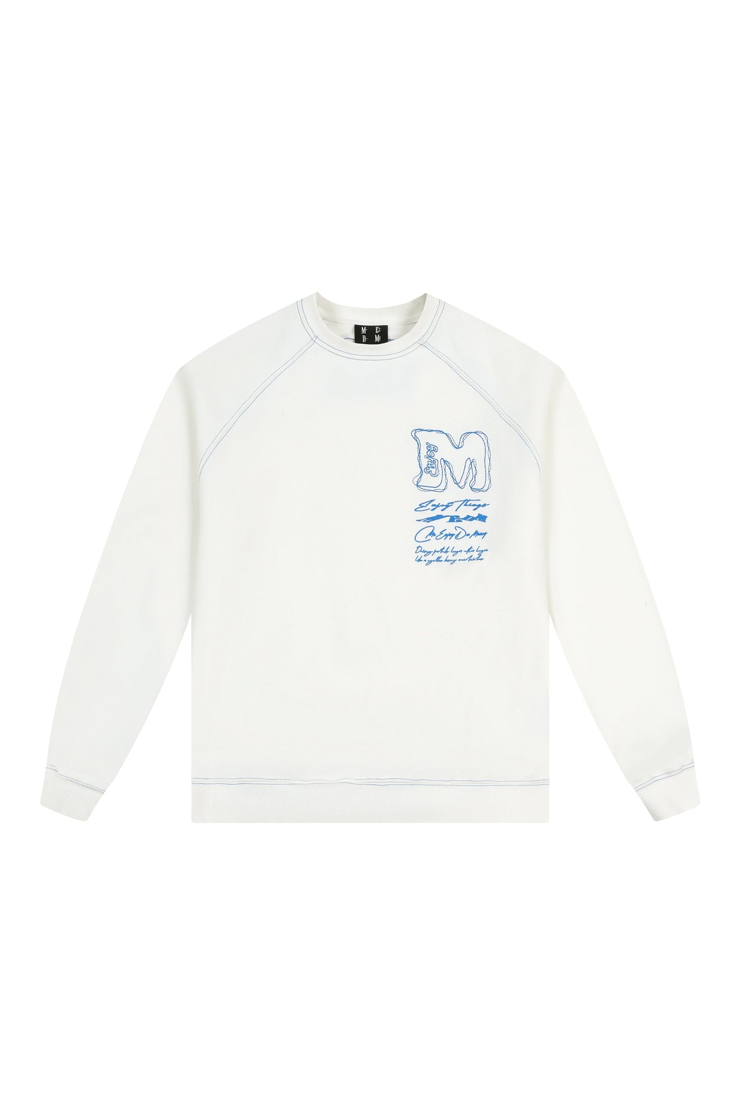 MEDM 라글런 스웨터