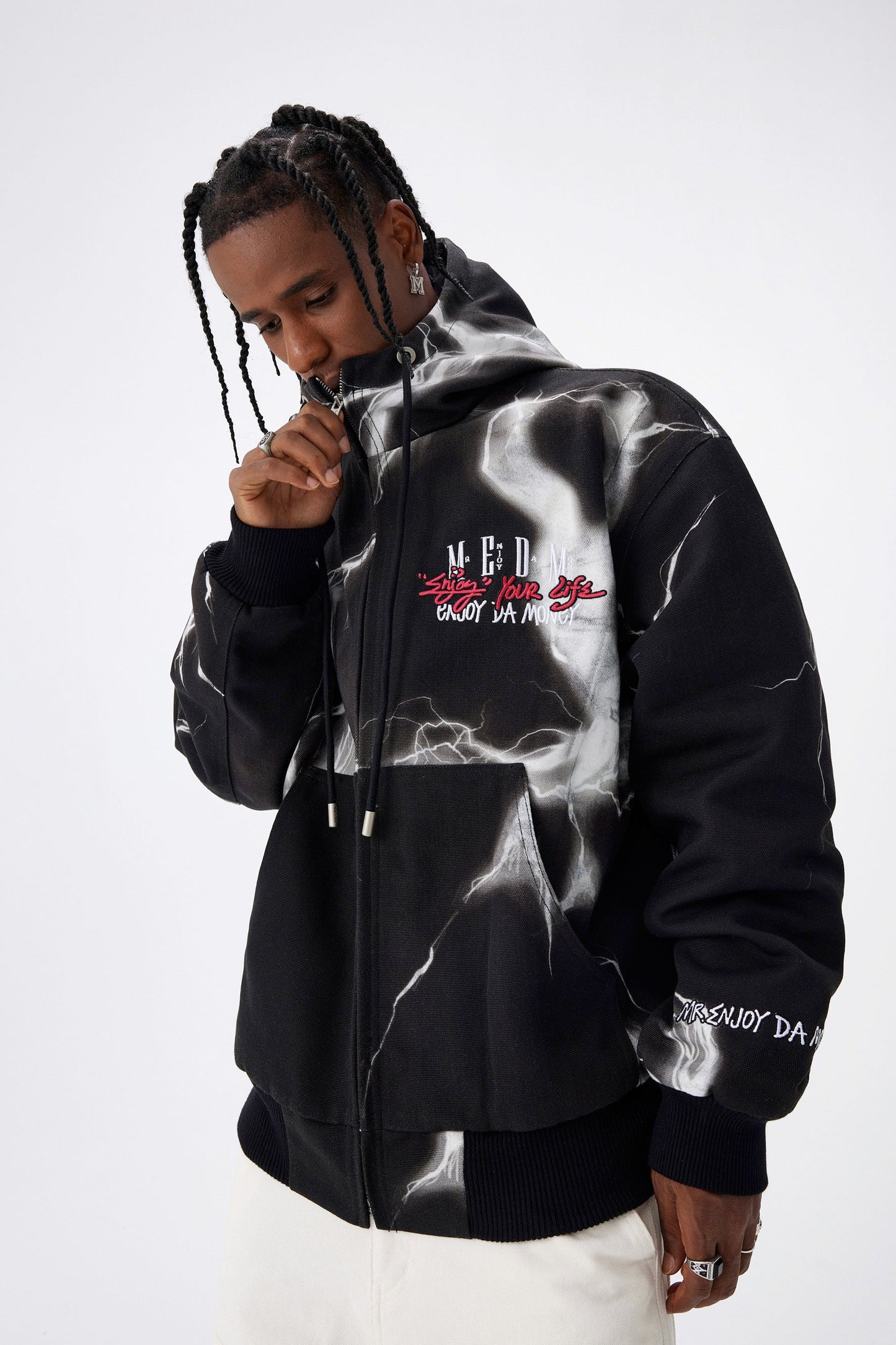MEDM 라이트닝 후드 재킷