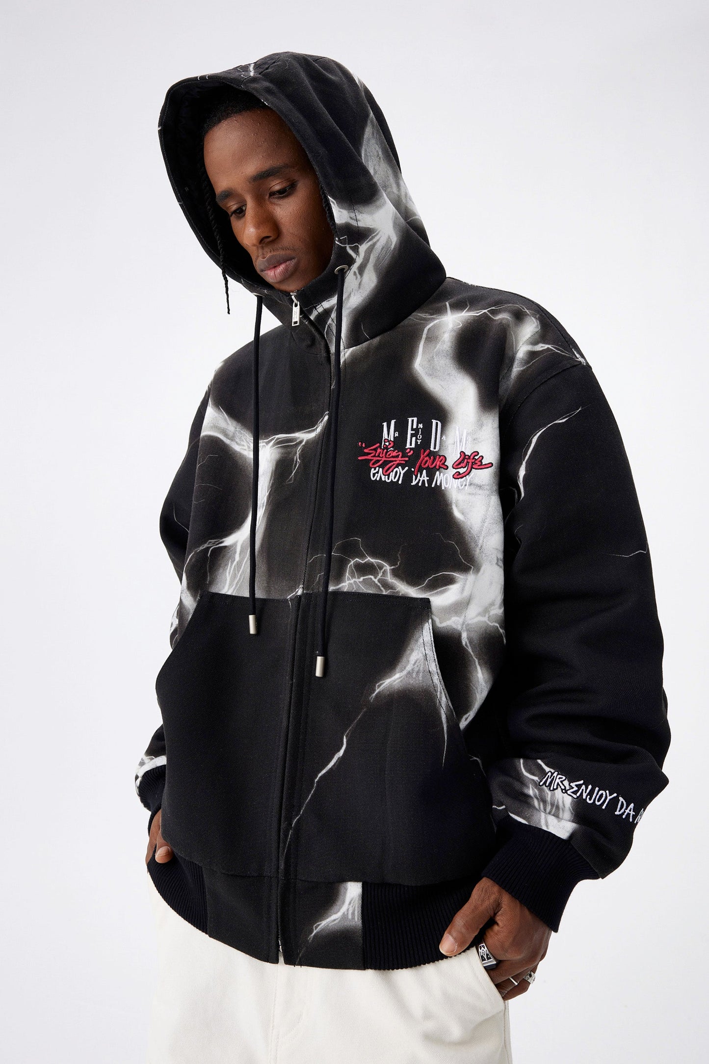 MEDM 라이트닝 후드 재킷