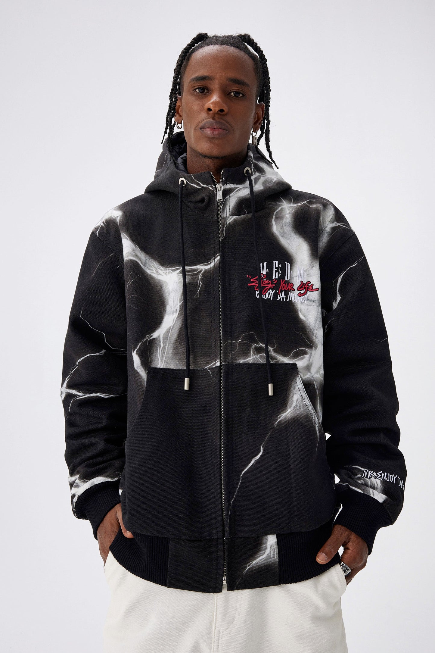 MEDM 라이트닝 후드 재킷