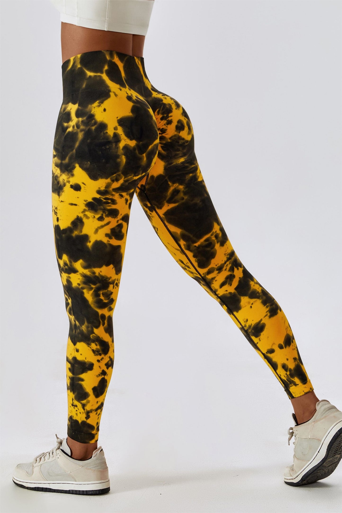 Tie Dye Seamless High-Rise Scrunch Leggings