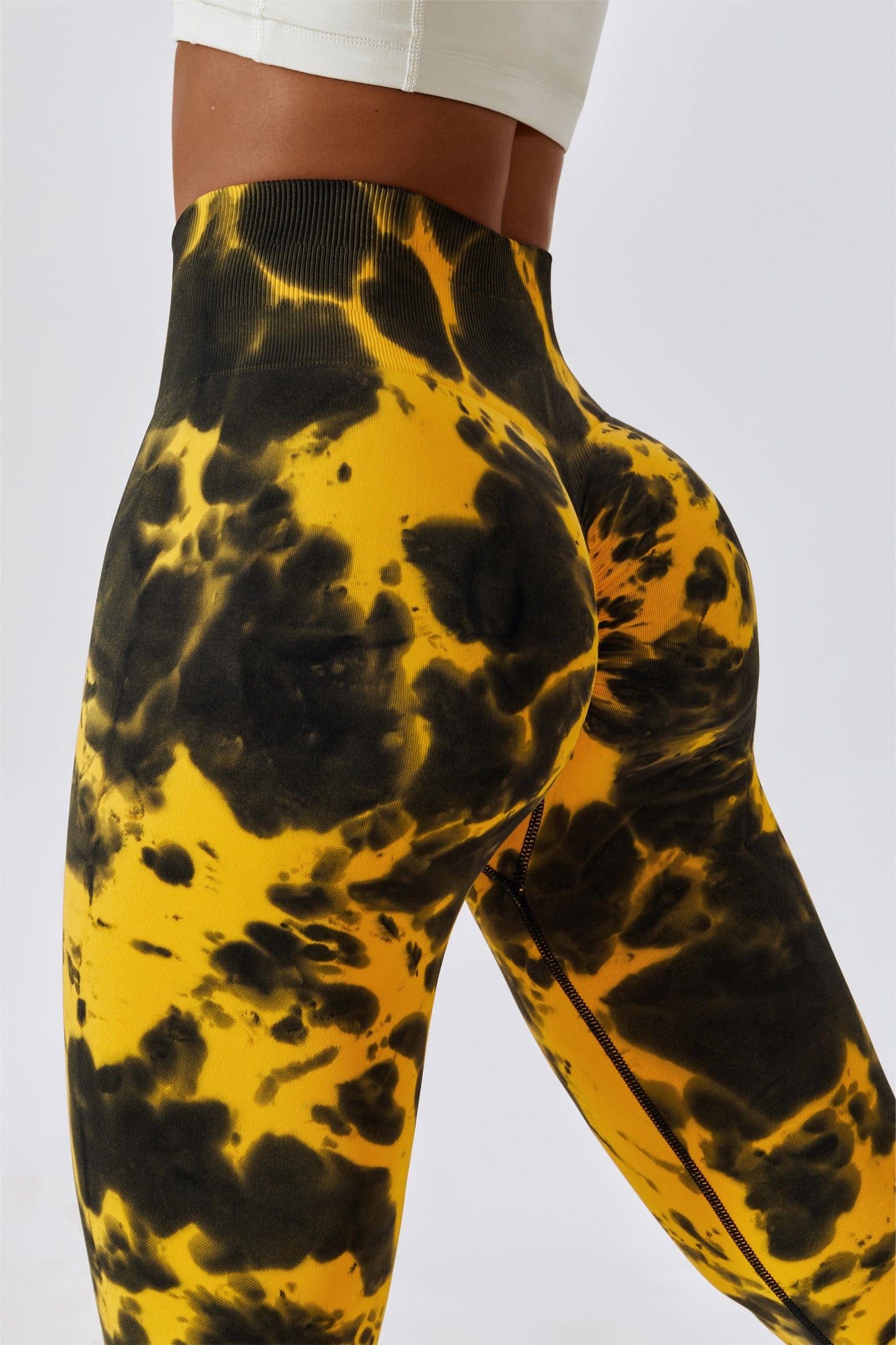 Tie Dye Seamless High-Rise Scrunch Leggings