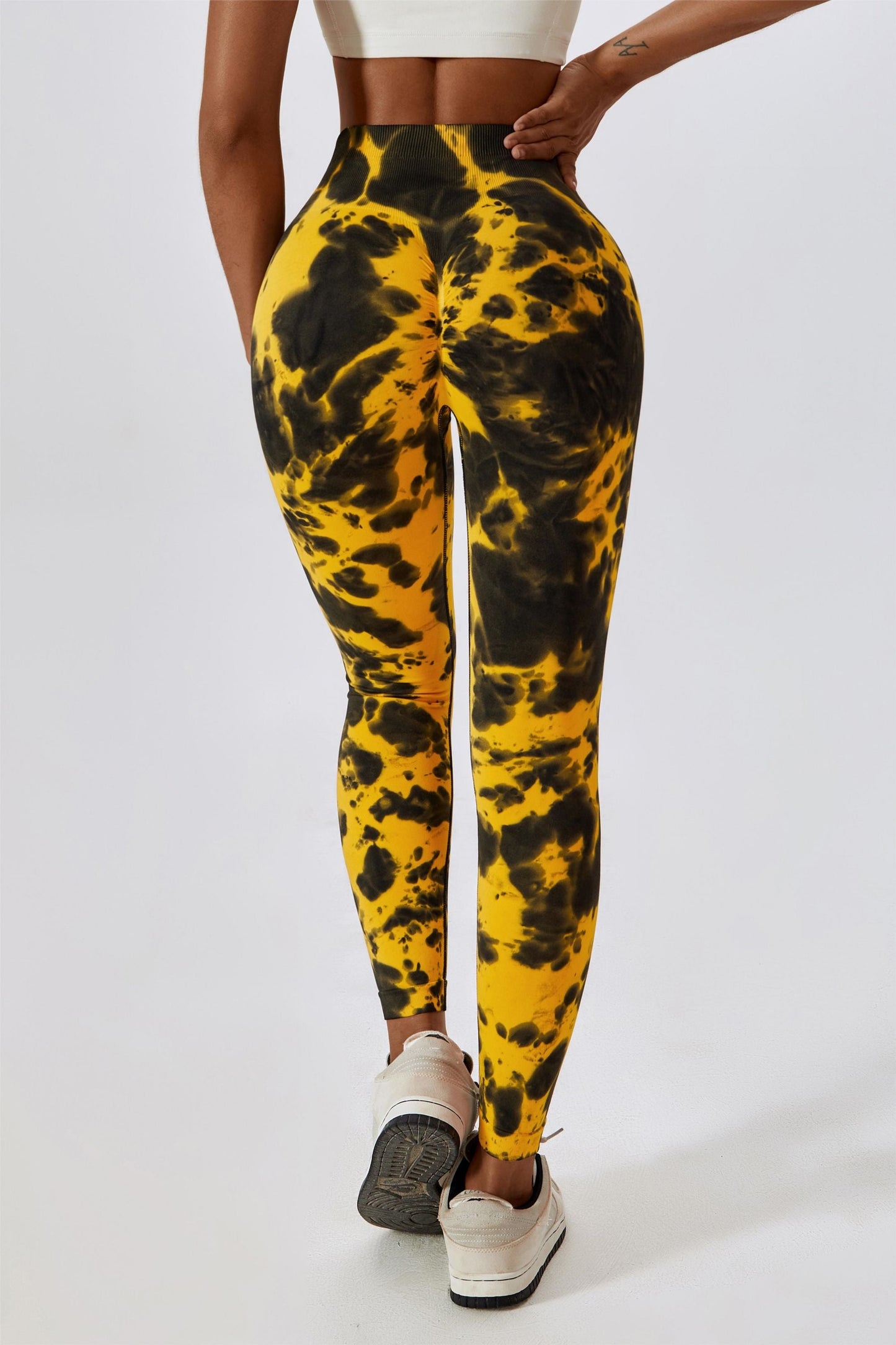 Tie Dye Seamless High-Rise Scrunch Leggings