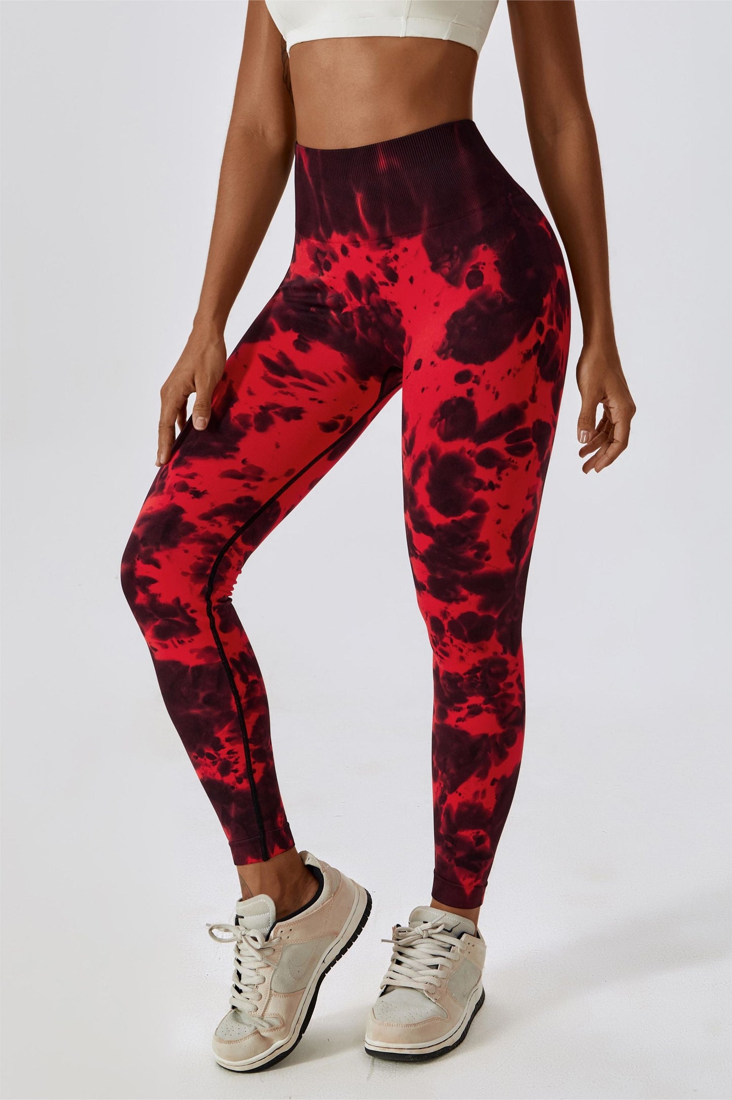 Tie Dye Seamless High-Rise Scrunch Leggings