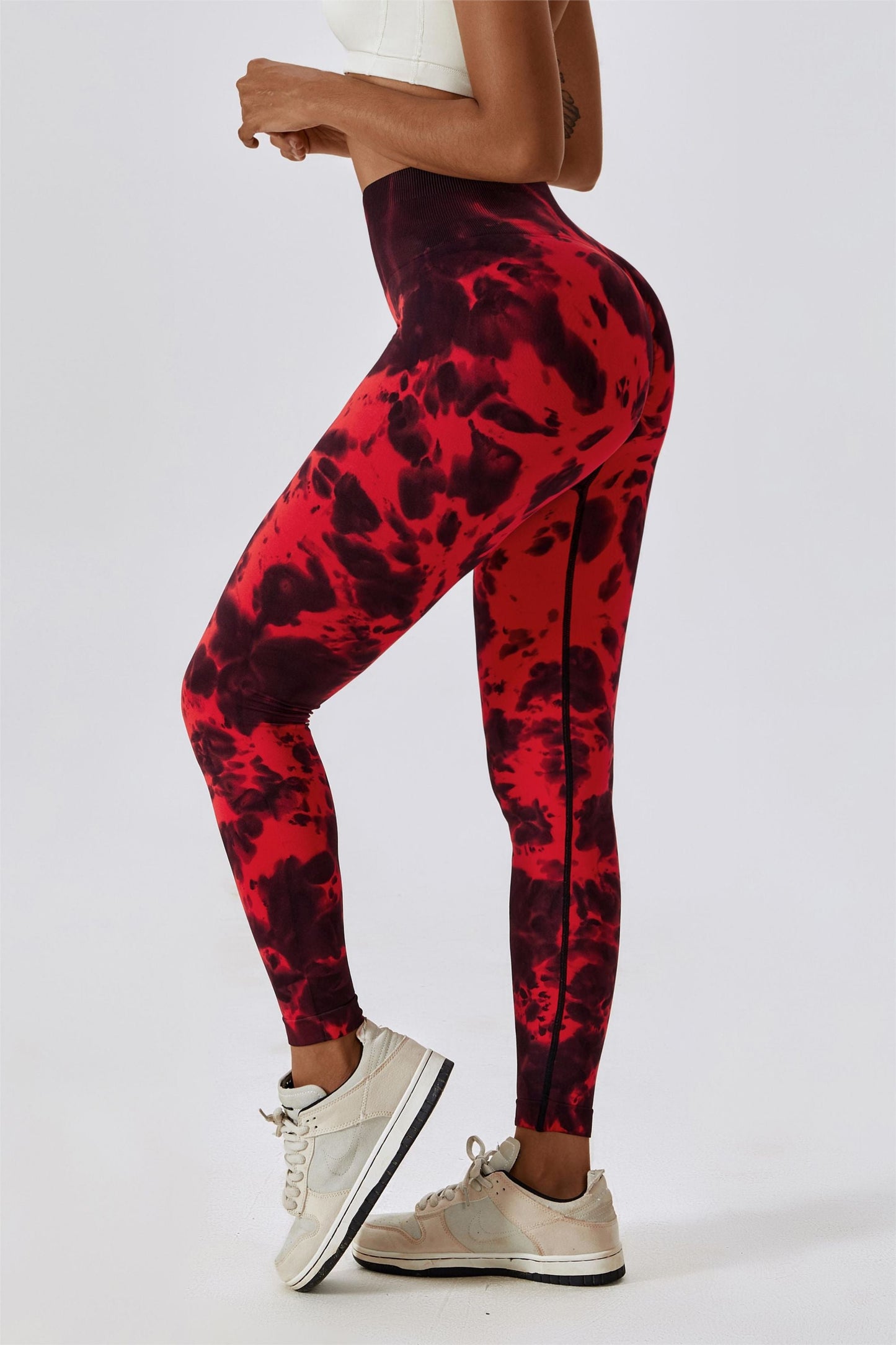 Tie Dye Seamless High-Rise Scrunch Leggings