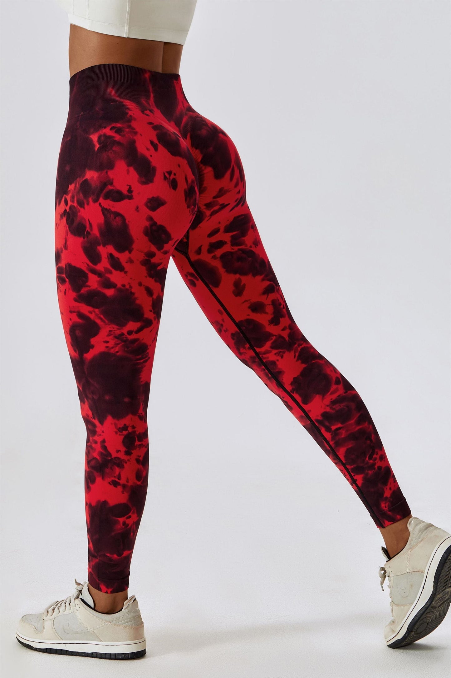 Tie Dye Seamless High-Rise Scrunch Leggings