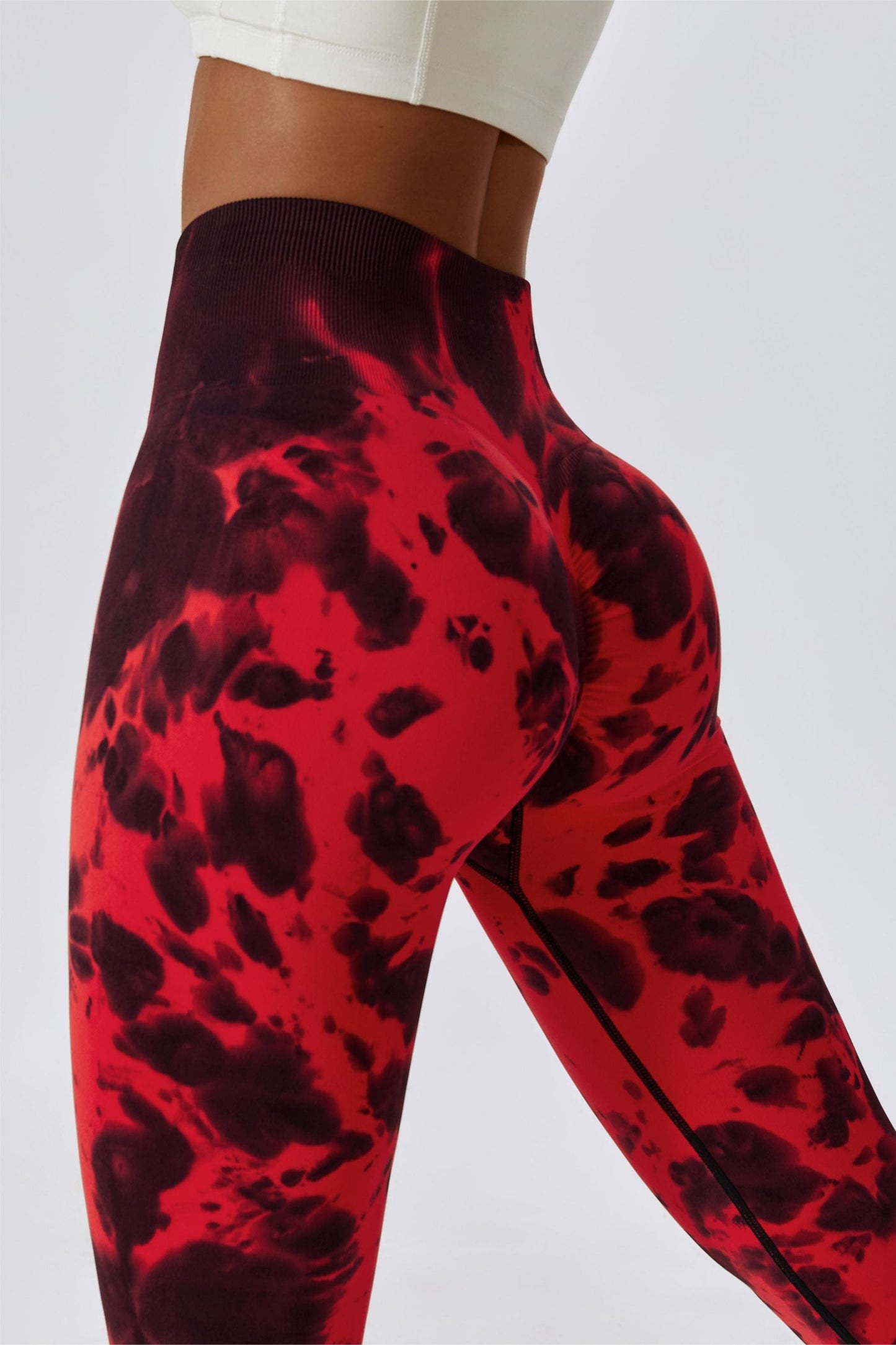 Tie Dye Seamless High-Rise Scrunch Leggings