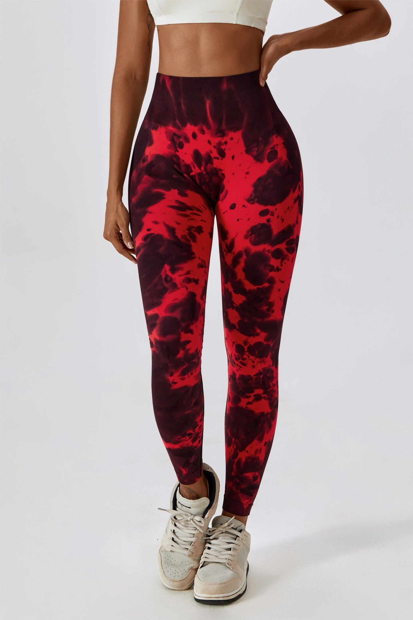 Tie Dye Seamless High-Rise Scrunch Leggings