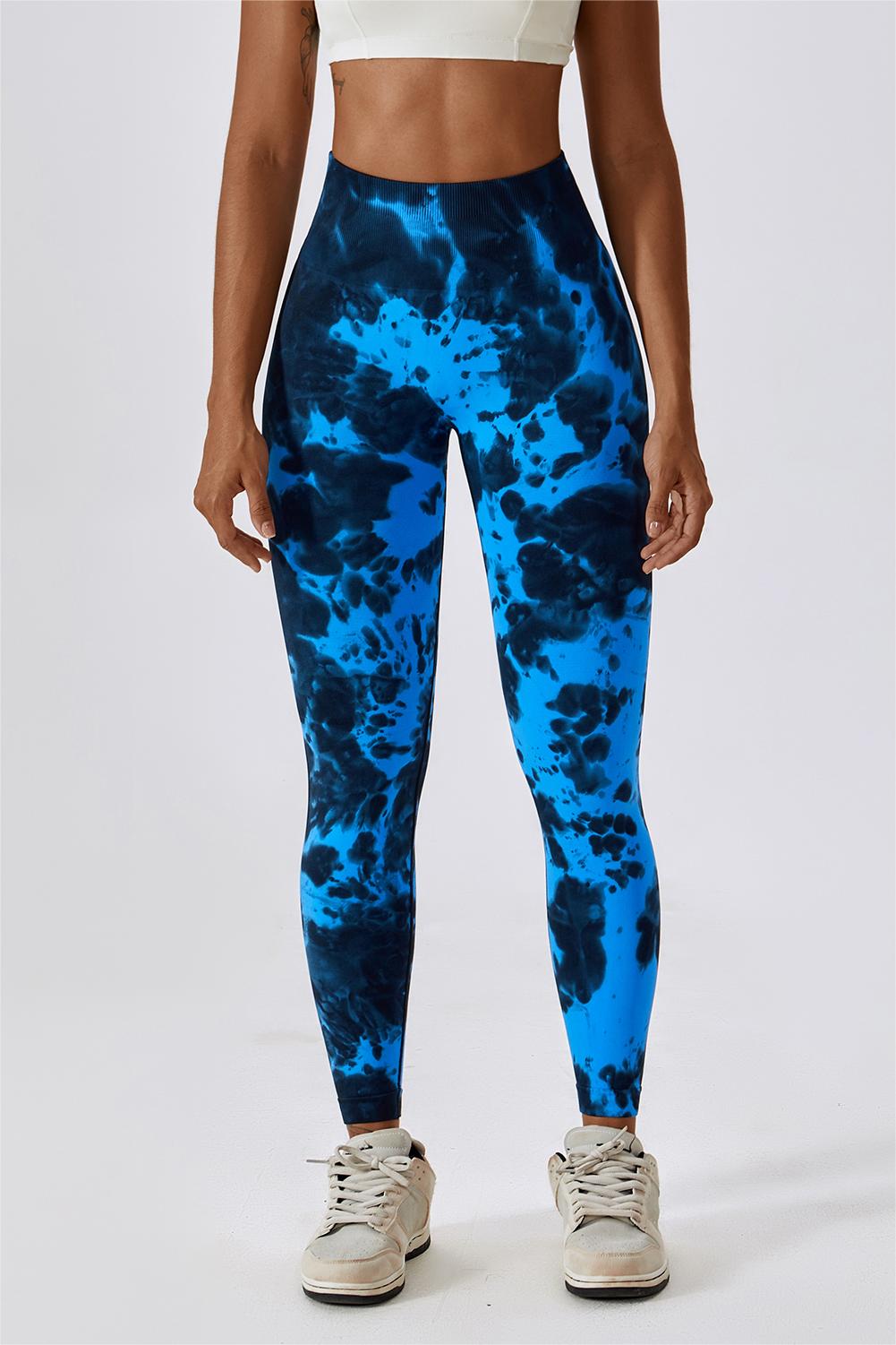 Tie Dye Seamless High-Rise Scrunch Leggings