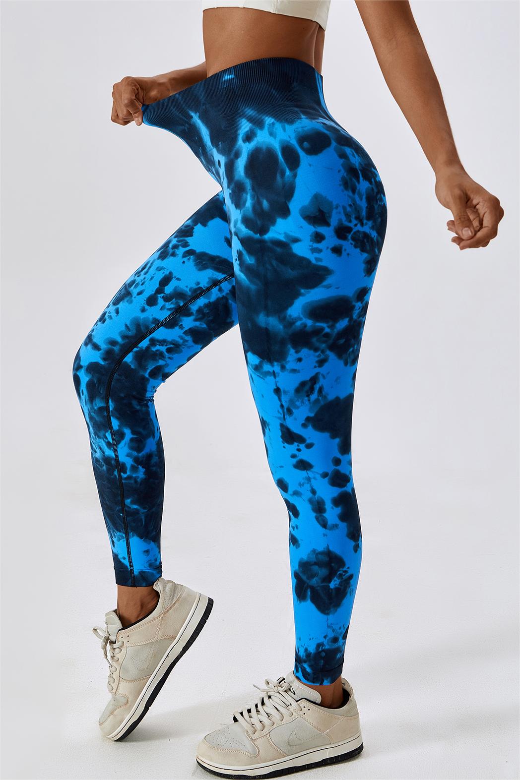 Tie Dye Seamless High-Rise Scrunch Leggings