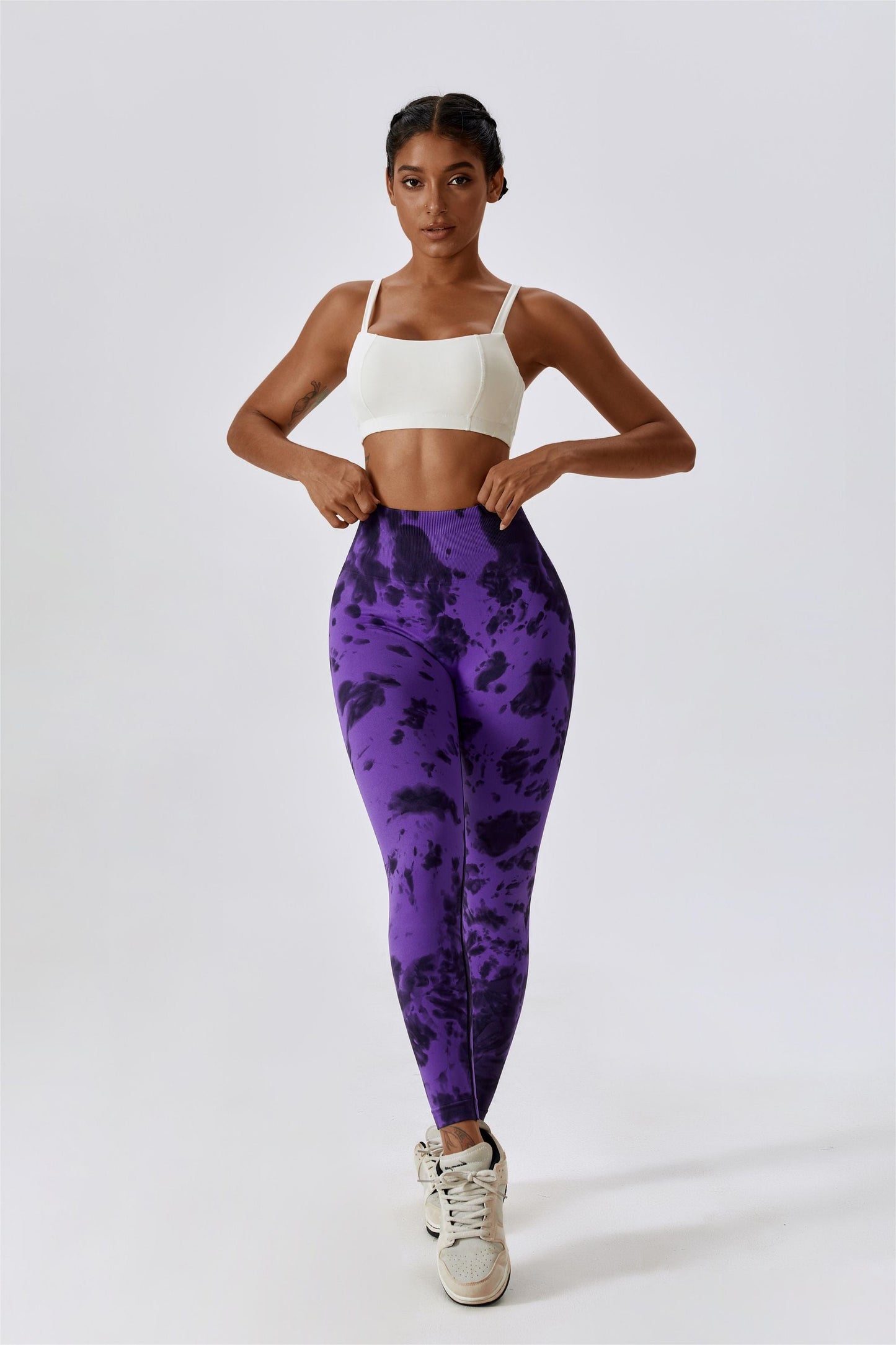 Tie Dye Seamless High-Rise Scrunch Leggings