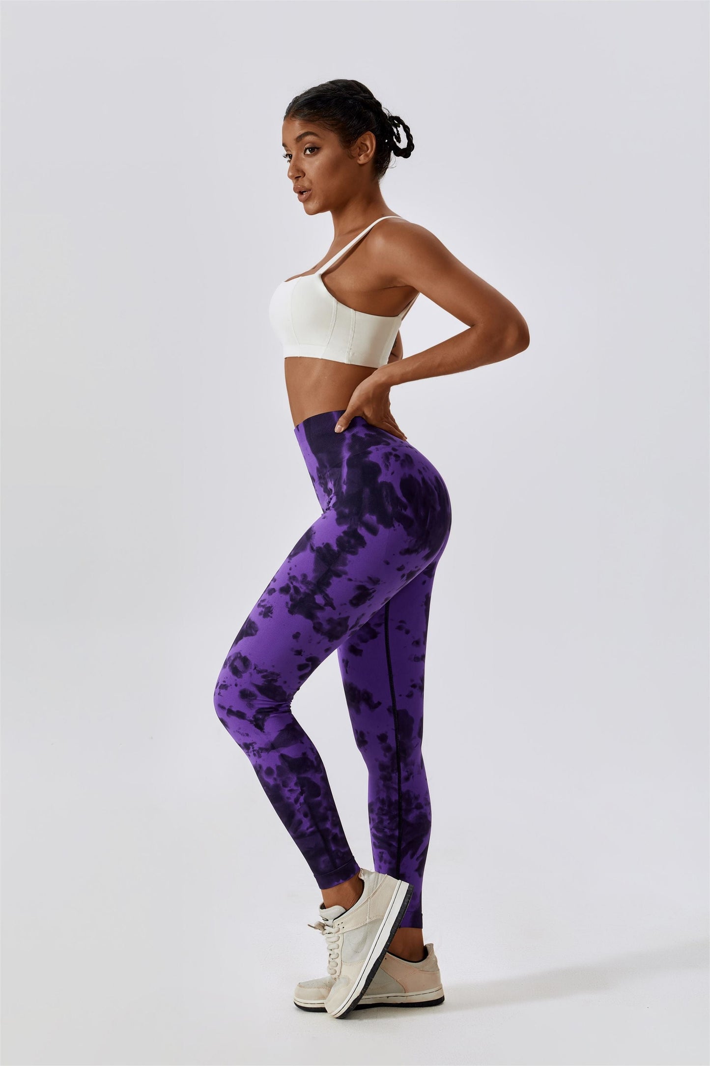 Tie Dye Seamless High-Rise Scrunch Leggings