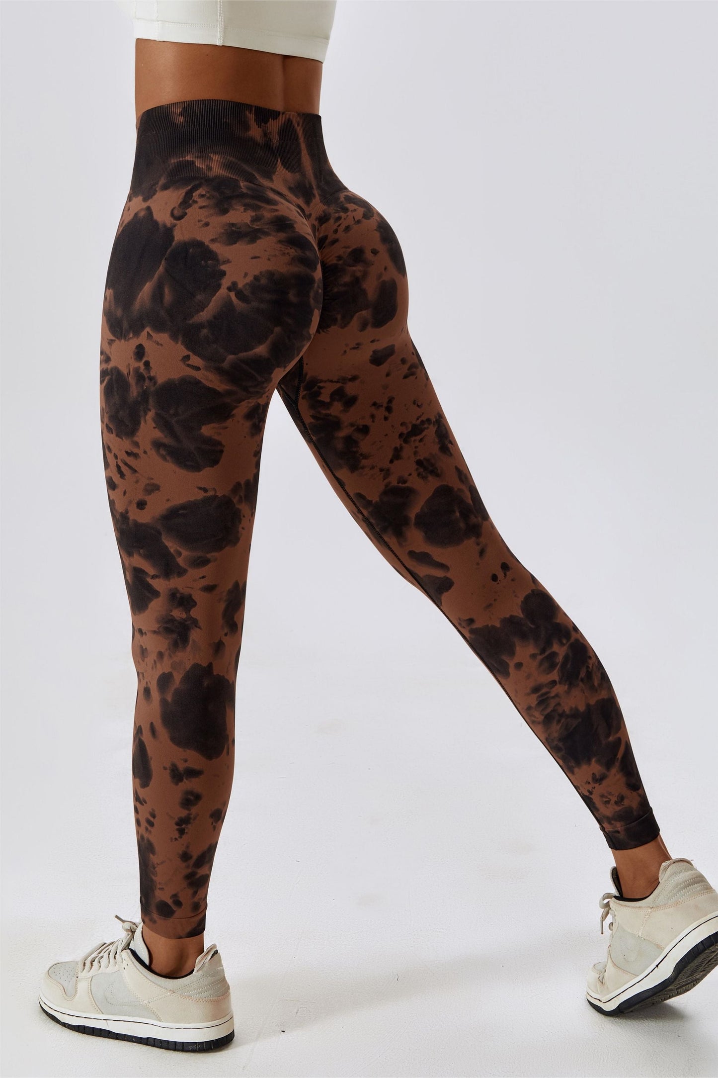 Tie Dye Seamless High-Rise Scrunch Leggings