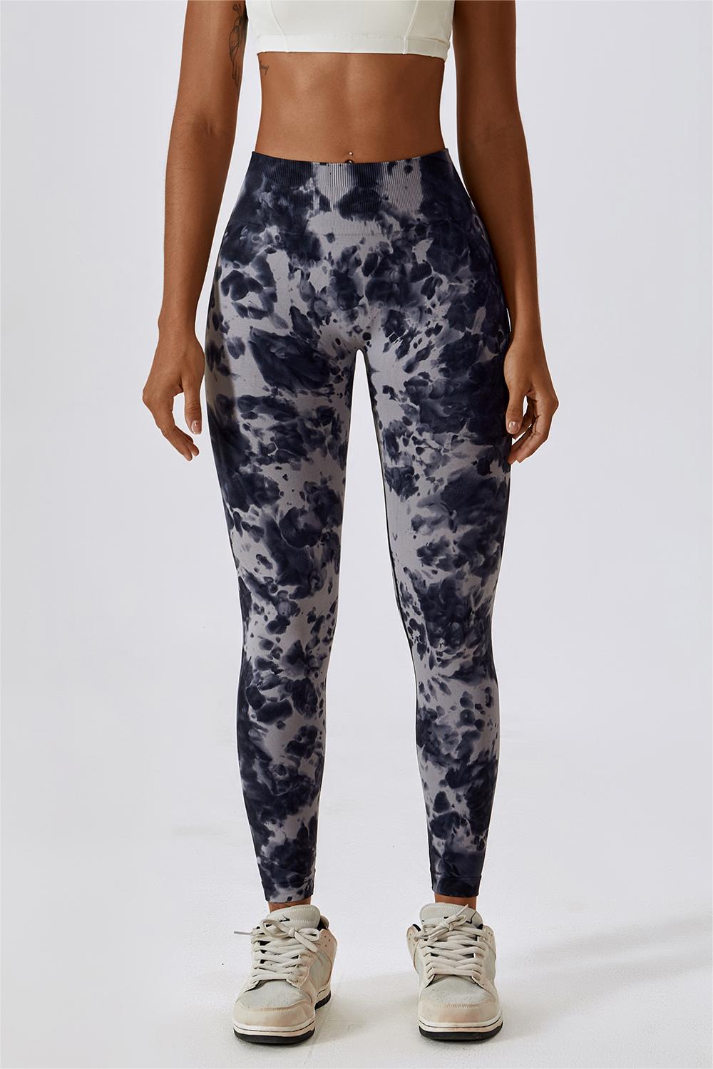 Tie Dye Seamless High-Rise Scrunch Leggings