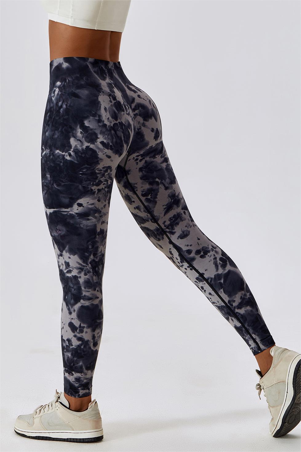 Tie Dye Seamless High-Rise Scrunch Leggings